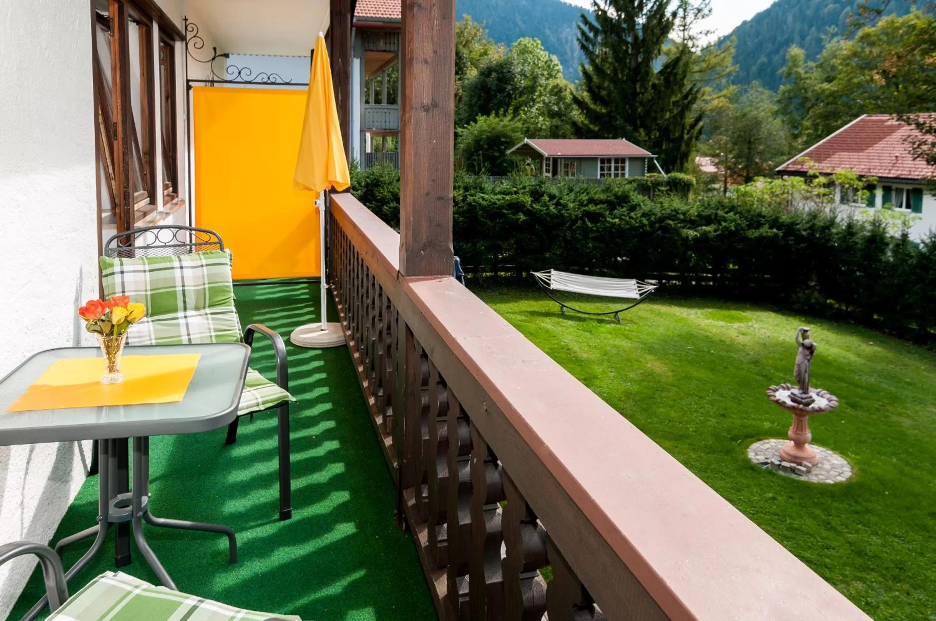 Balcony/Terrace in Hotel Effland -Sauna -Pool