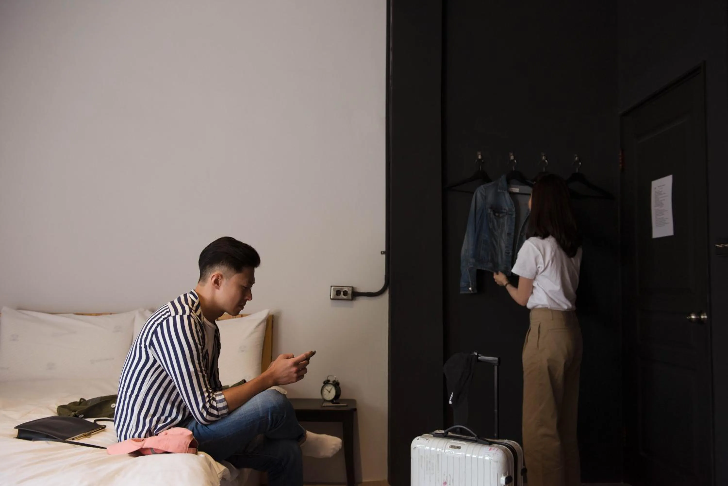 Bed in 被愛咖啡小旅館 Birdeye Garden