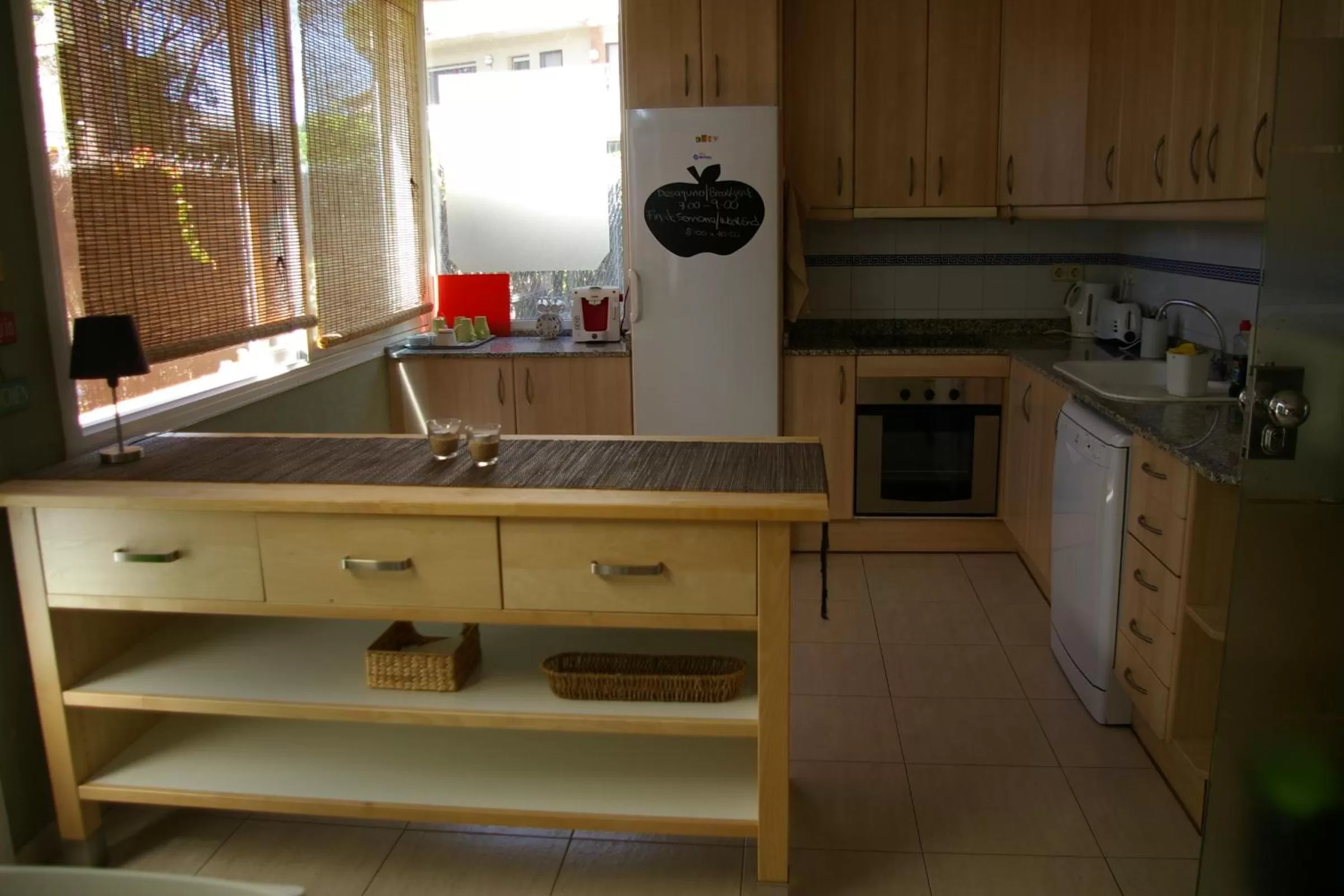 Communal kitchen in B&B Inés