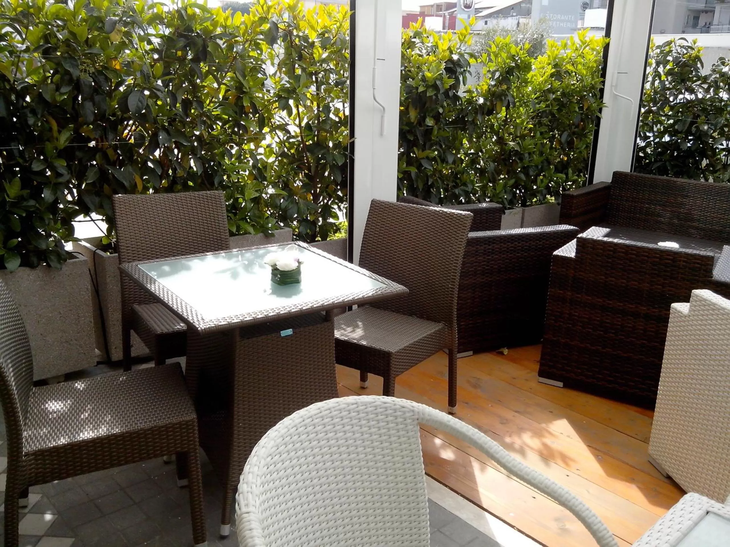 Communal lounge/ TV room in Hotel Briganti