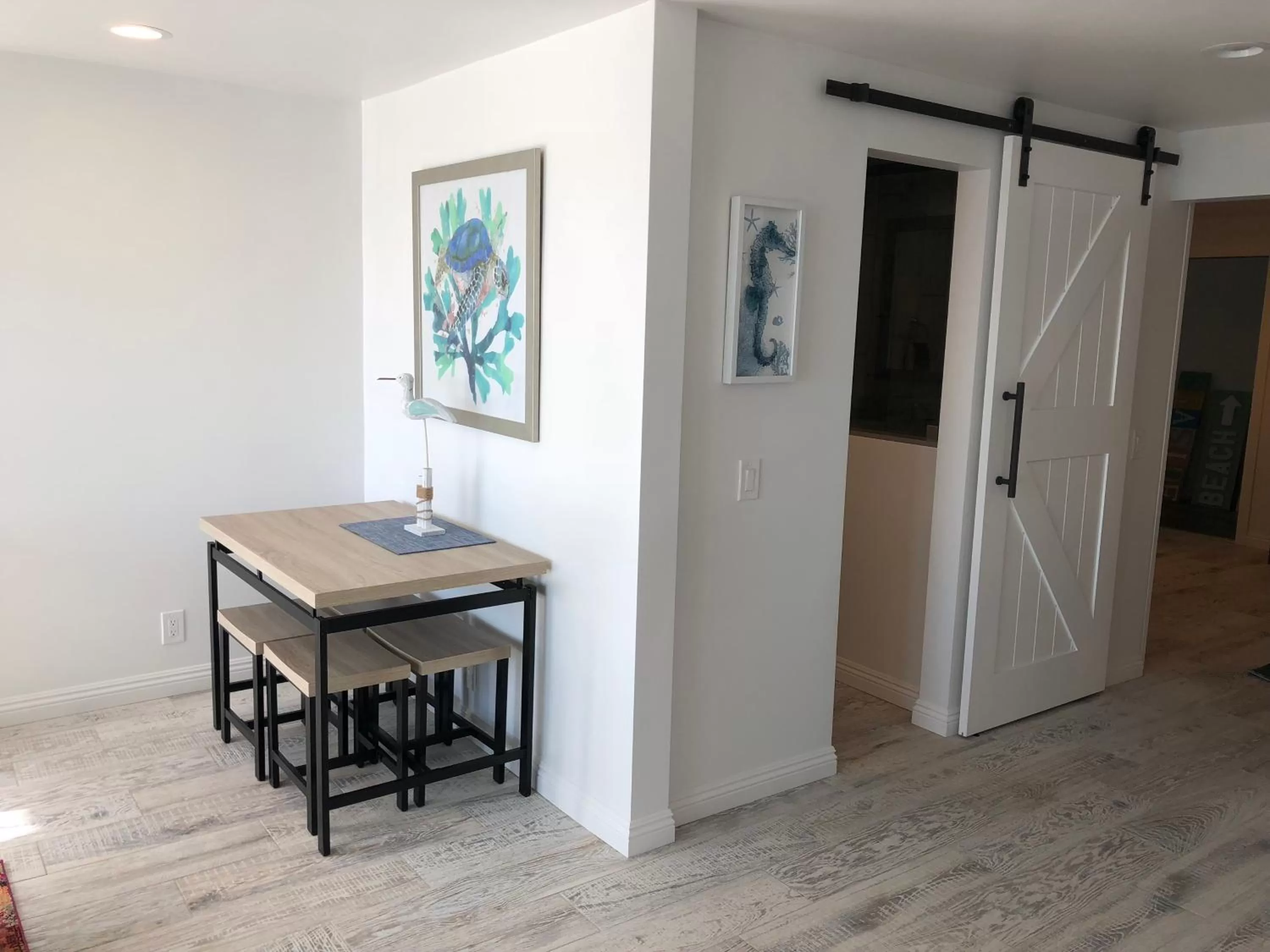 Decorative detail in Sea Horse Resort