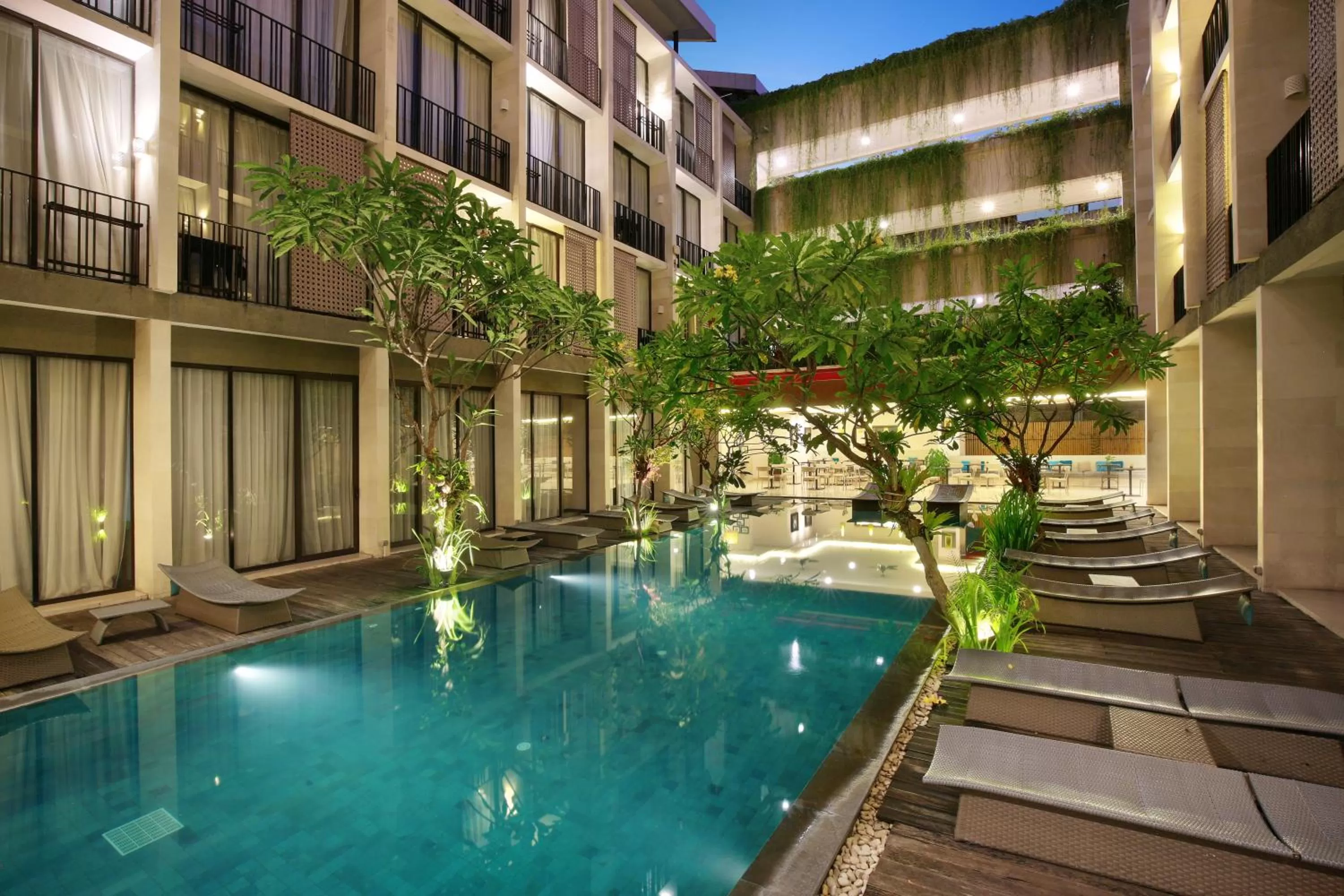 Swimming pool in Hotel Terrace at Kuta