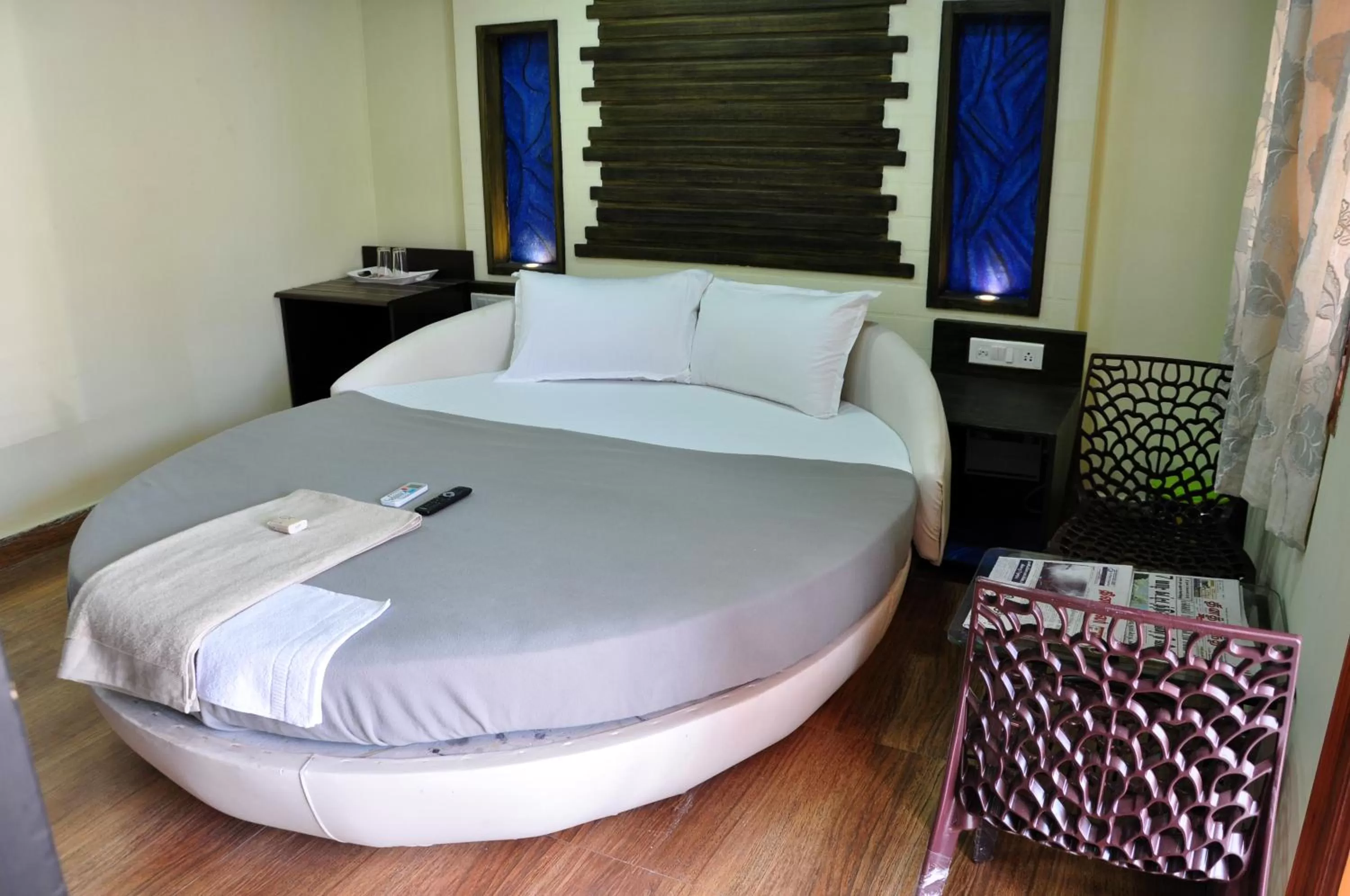 Bedroom, Bed in Hotel Anandhiram Heritage