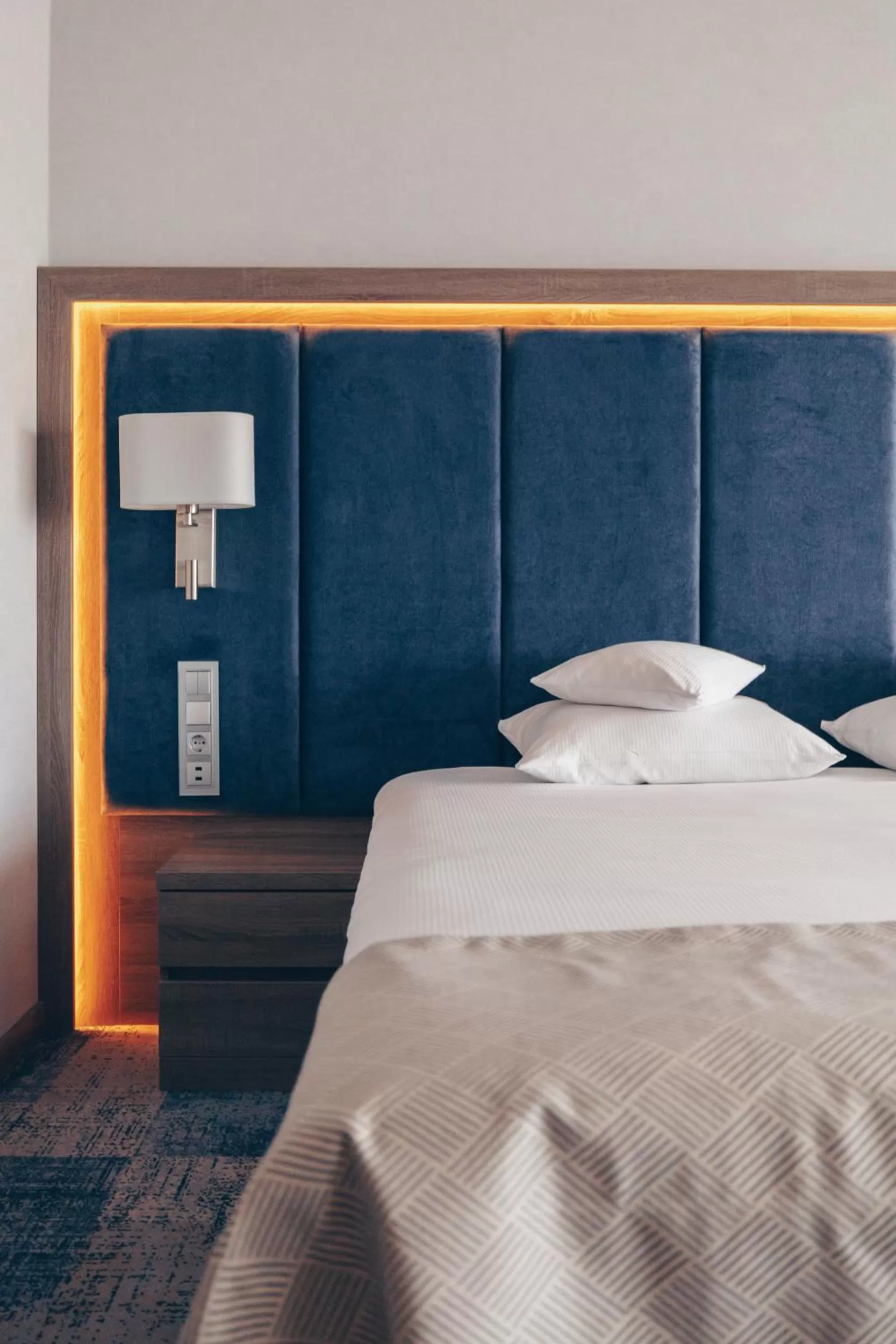 Bed in Hotel Wellness Medical Spa Unitral