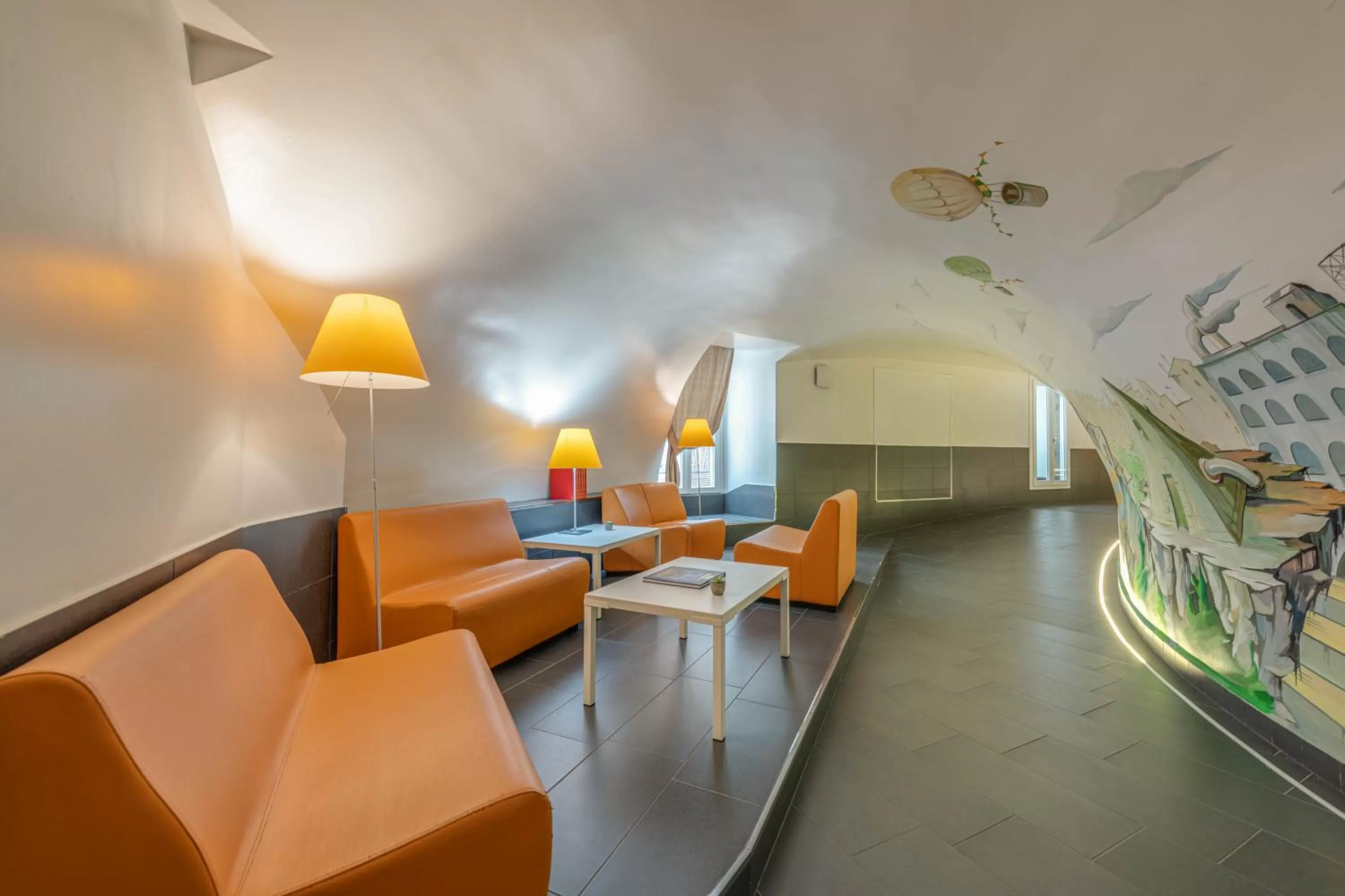 Seating area in Trevi Palace Hotel