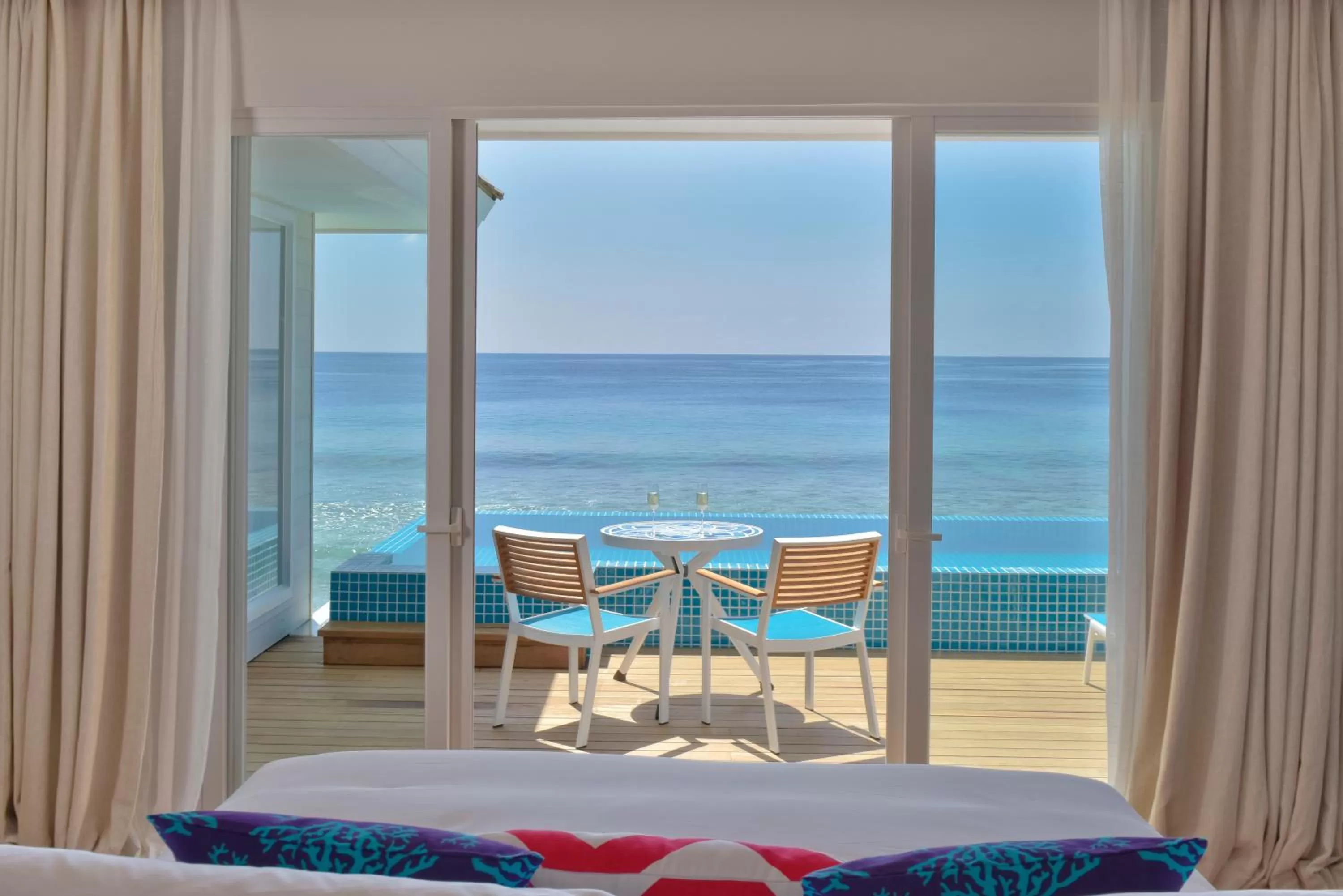 Bedroom in Kandima Maldives - 50 Percent Off Return Domestic Flights for stays of 4 nights or more between 11th April 2026 to 31st October 2026