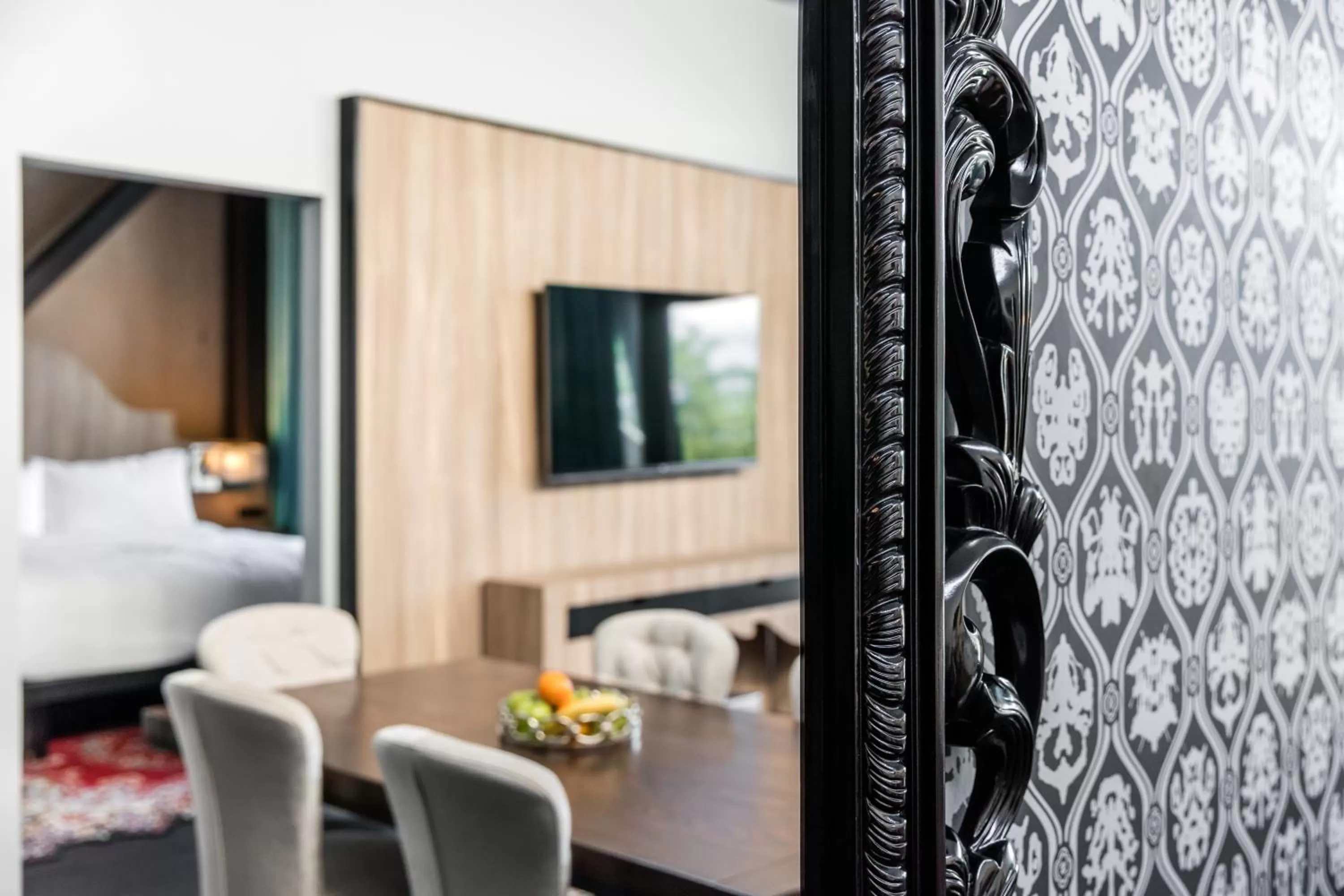 Communal lounge/ TV room, Bed in Hotel Nyack, a JdV by Hyatt Hotel