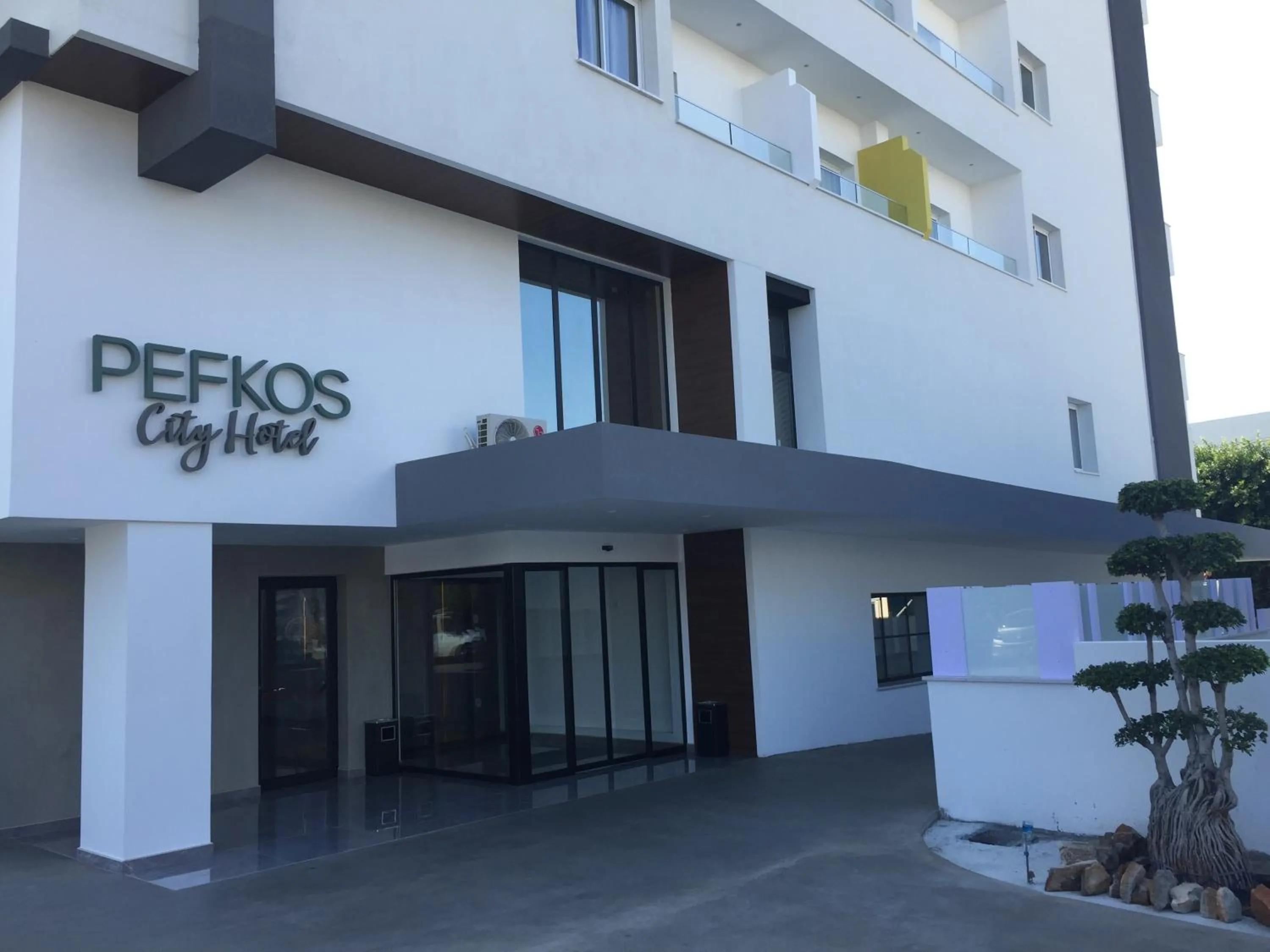 Property building in Pefkos City Hotel