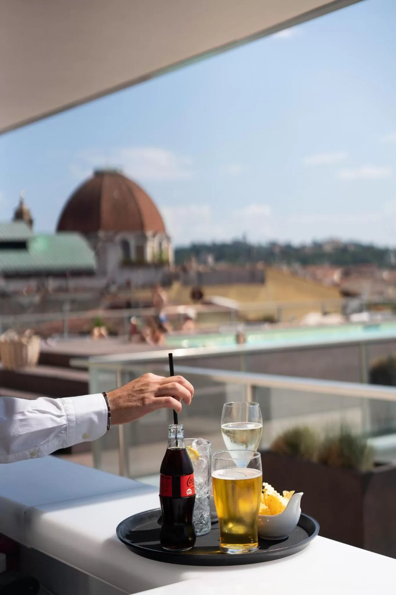 Balcony/Terrace in Hotel Glance In Florence
