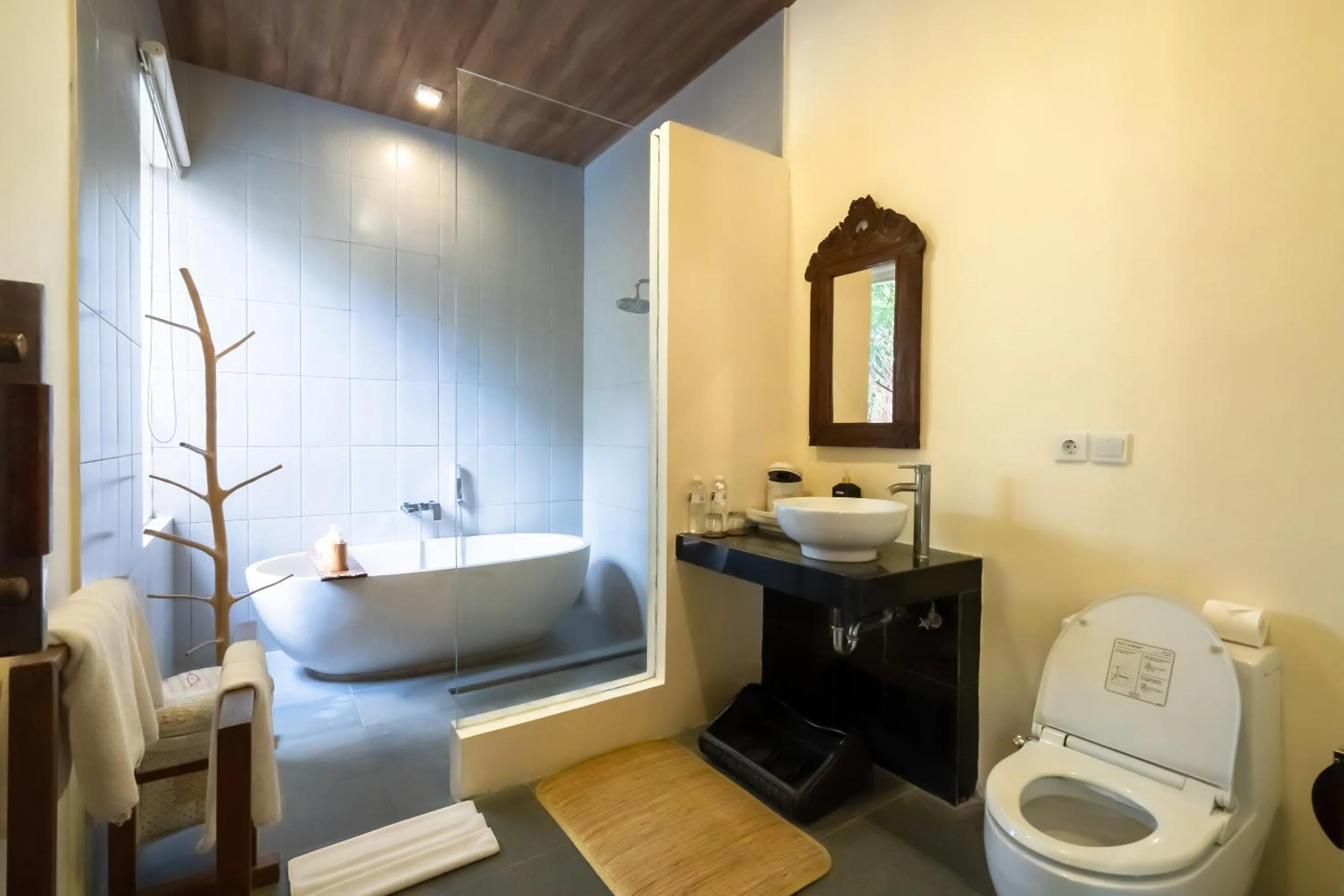 Bathroom in Ashoka Tree Resort at Tanggayuda