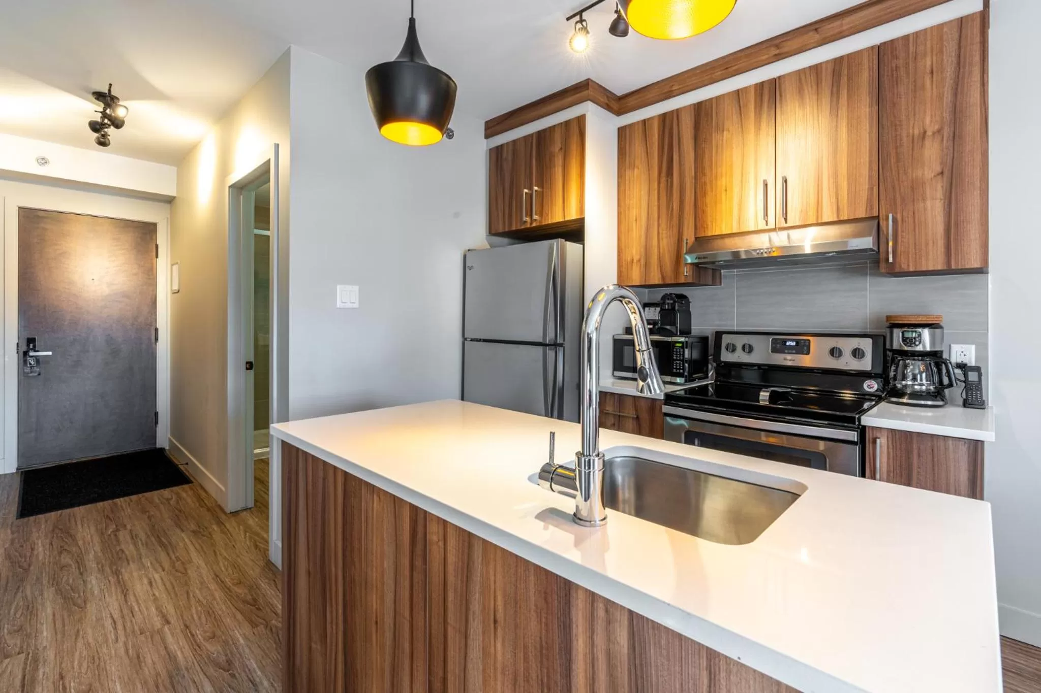 Kitchen or kitchenette in Le Viking Resort