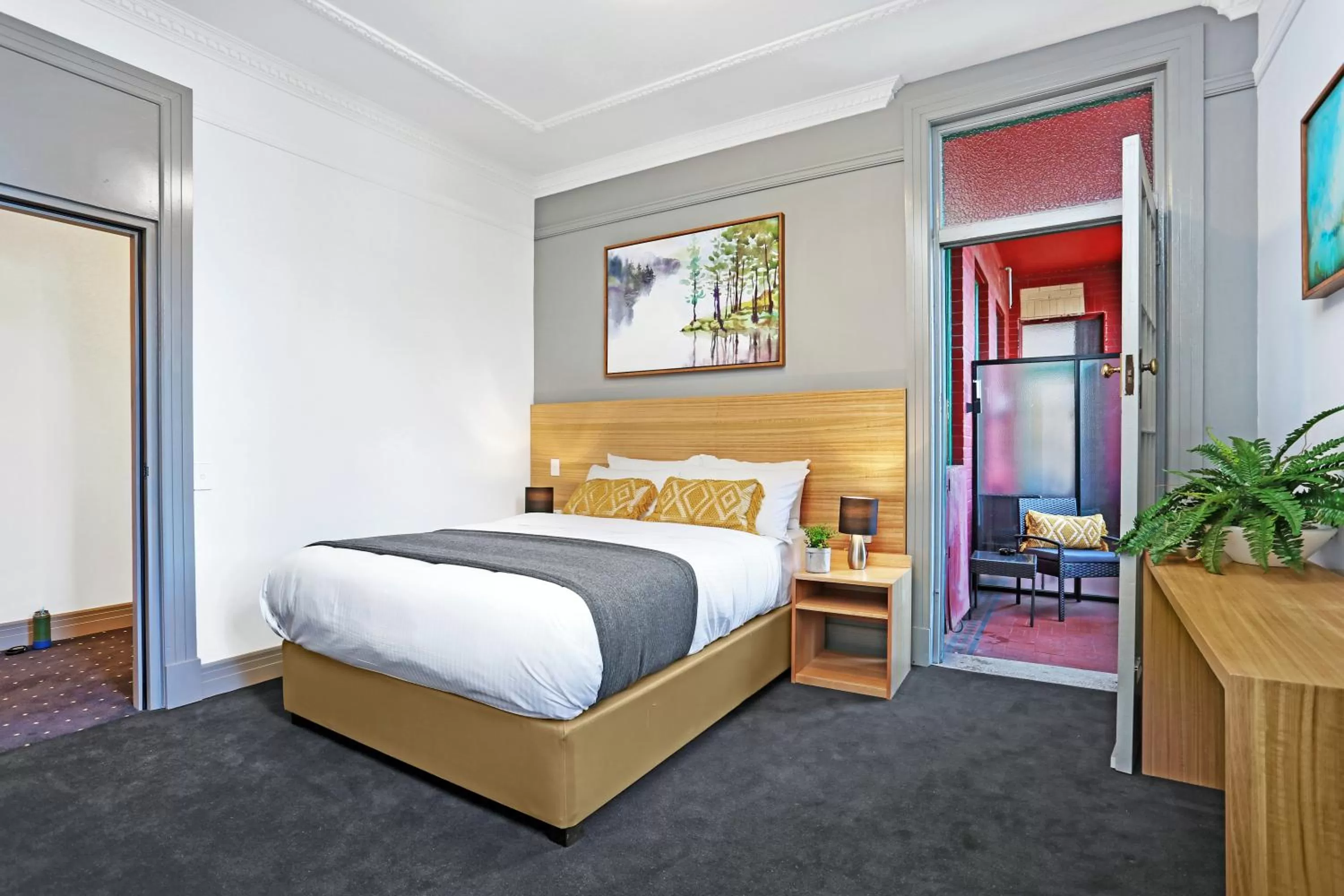 Bed in Meridian Hotel Hurstville
