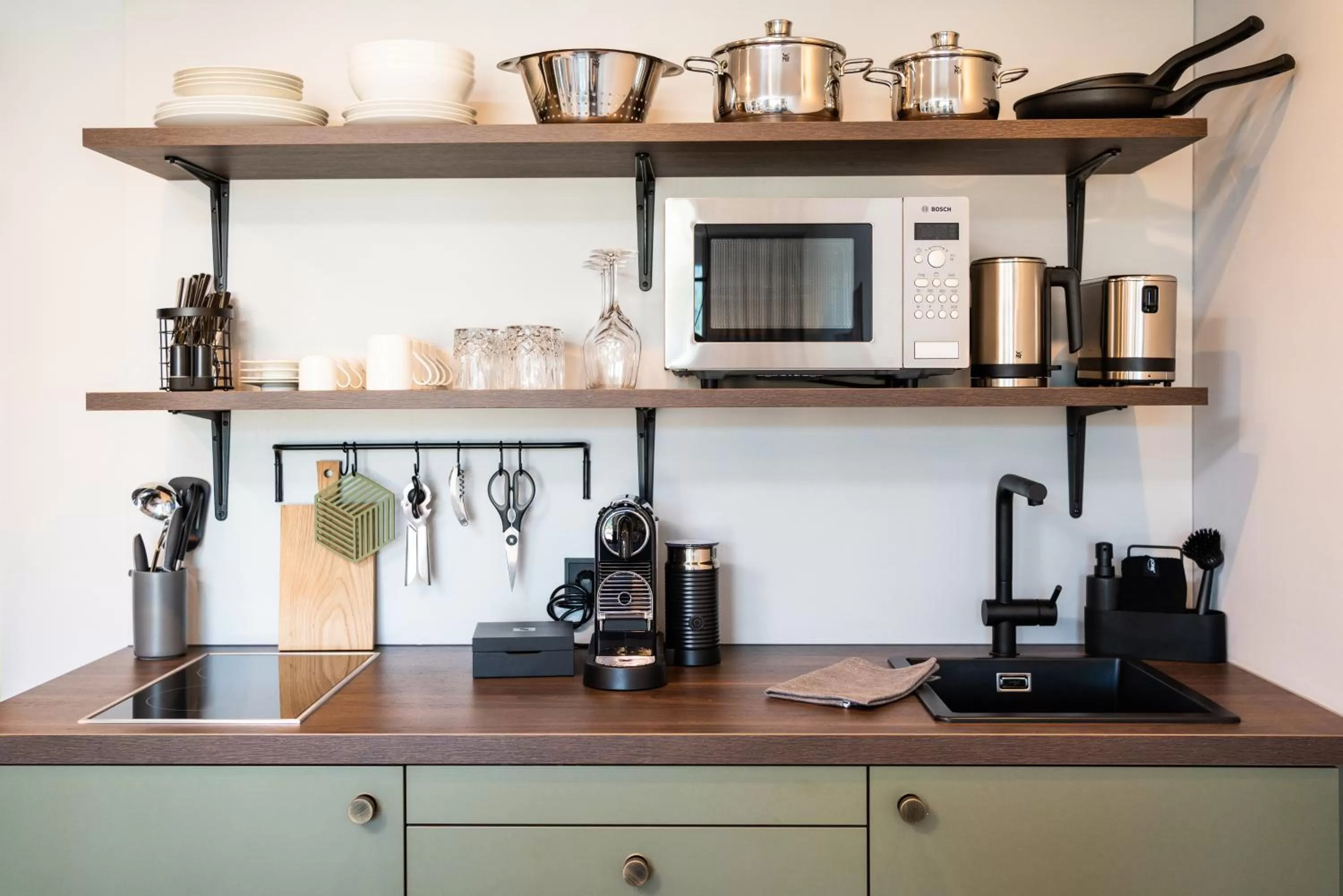 Kitchen or kitchenette in Black F Tower - Serviced Apartments