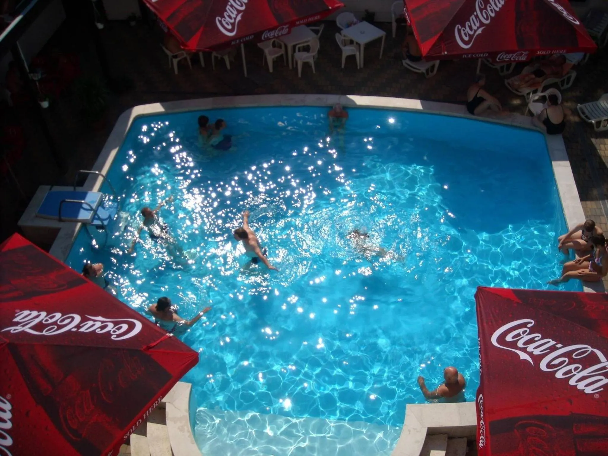 Swimming pool in Park Hotel Gyula