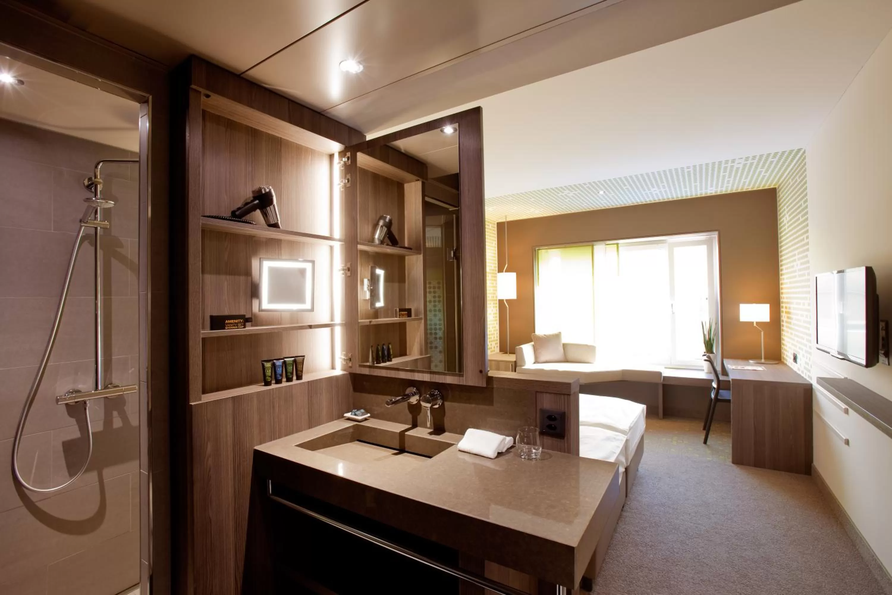 Shower in Vienna House by Wyndham zur Bleiche Schaffhausen