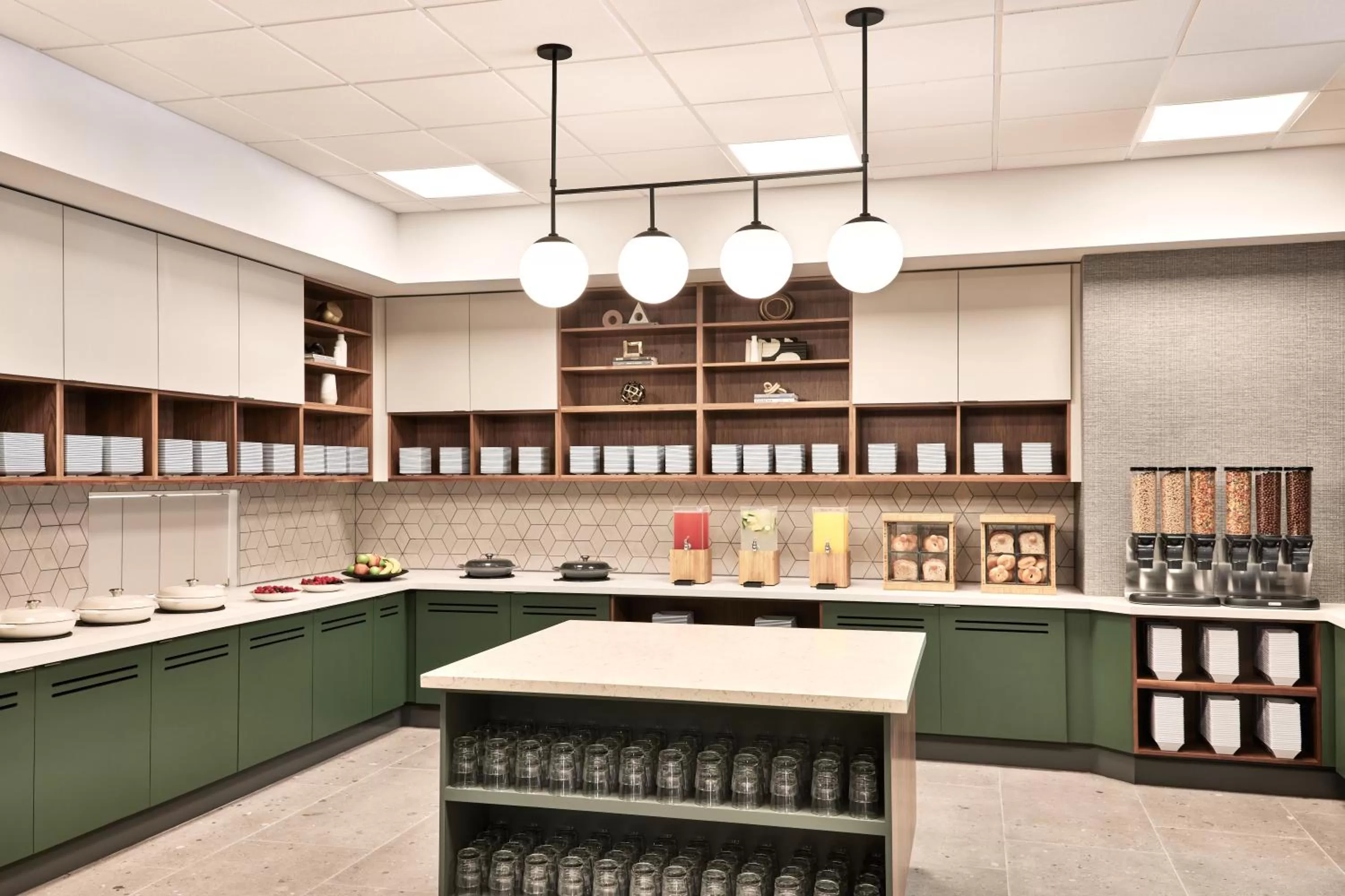 Buffet breakfast in Hyatt Place Phoenix/Downtown