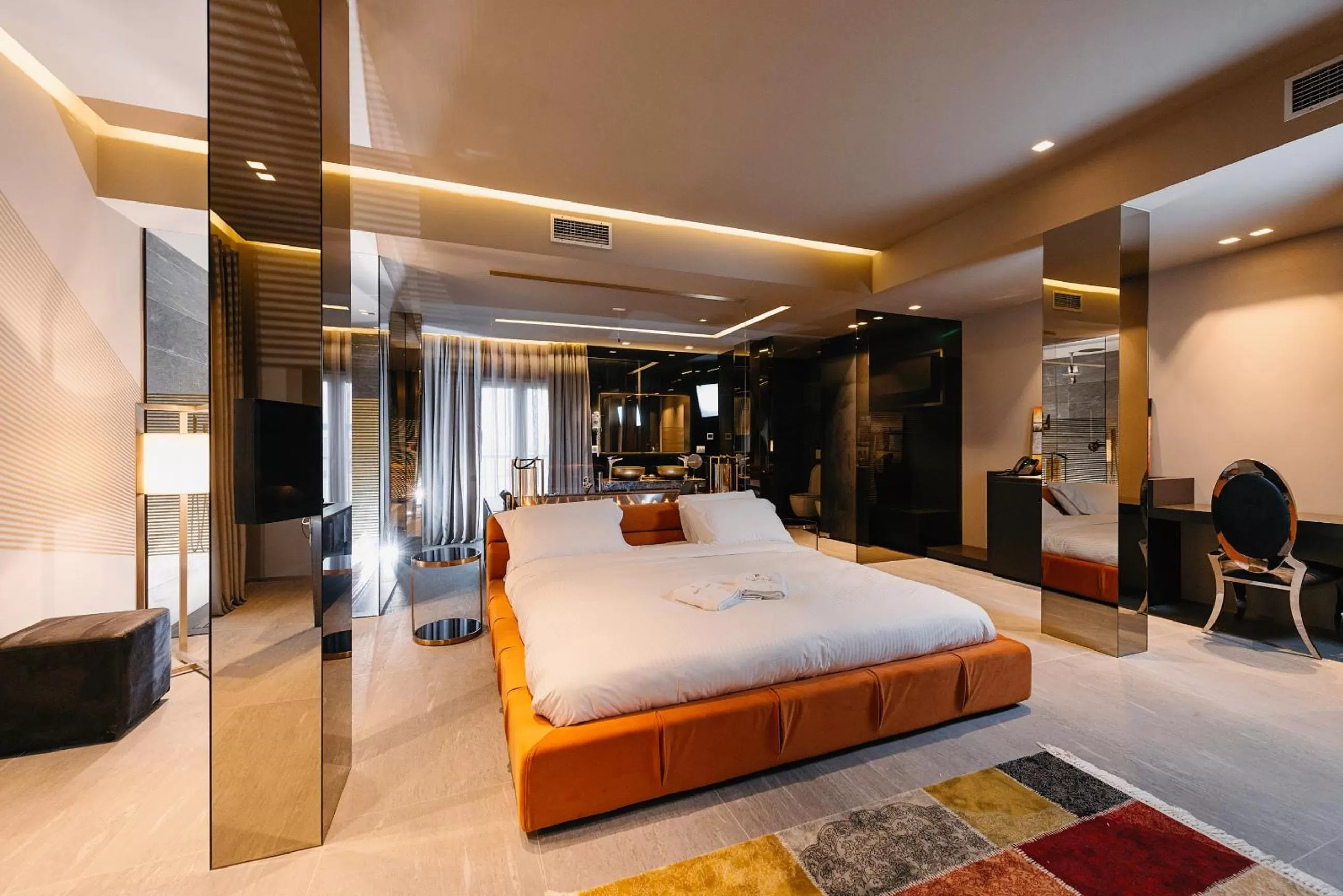 Bed in Hotel Egnatia