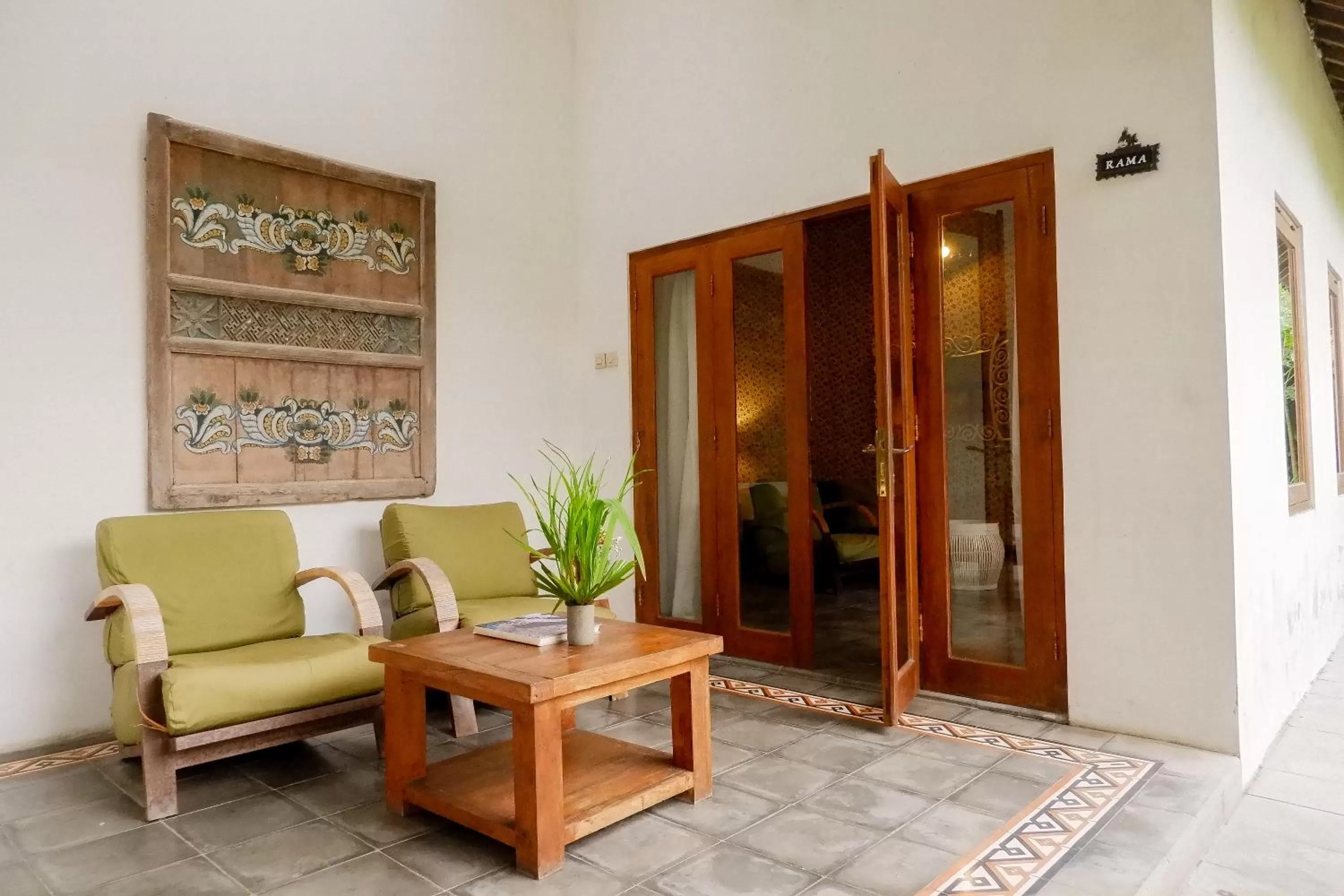 Balcony/Terrace in D'omah Yogya Hotel