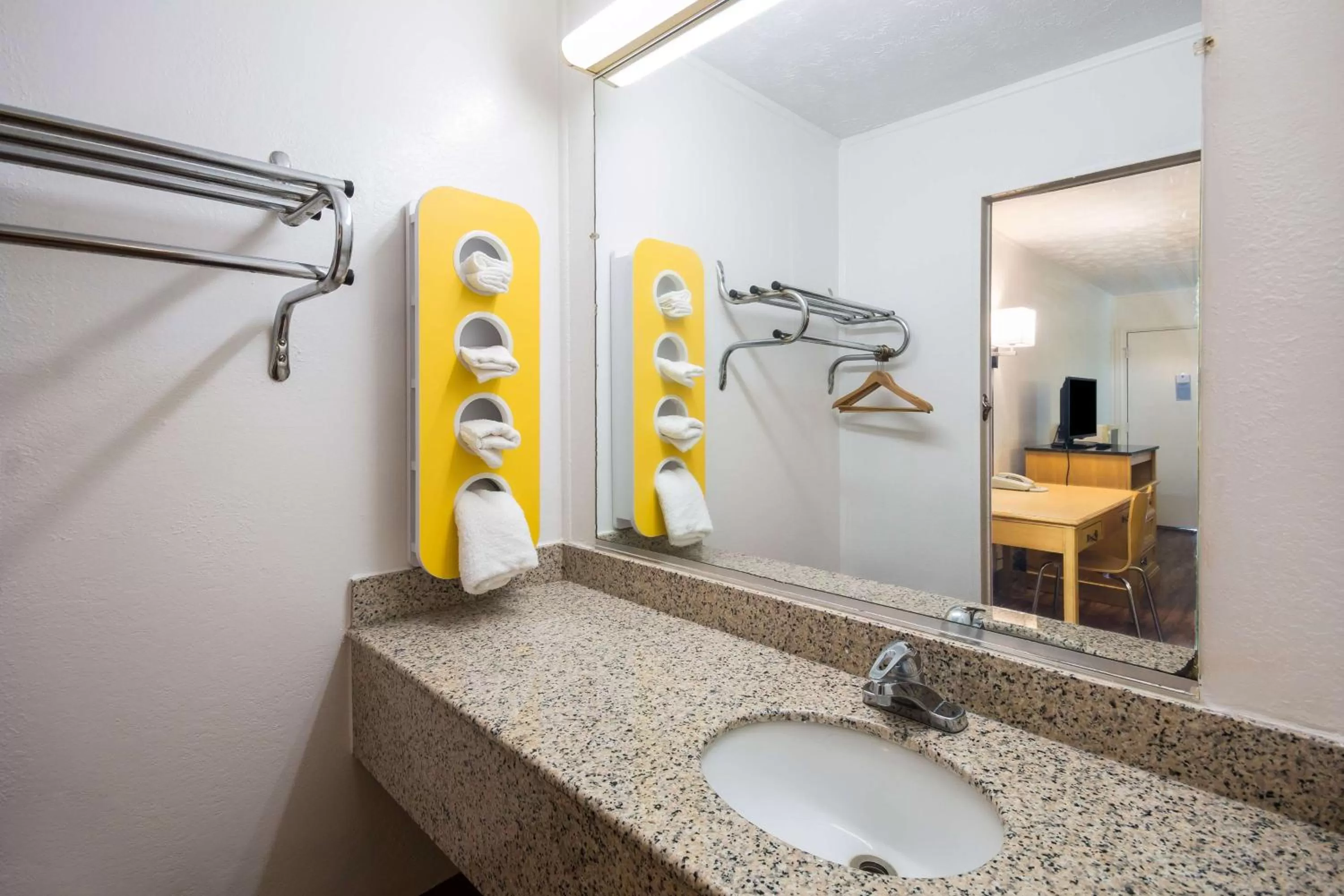 Bathroom in Motel 6-Parkersburg, WV