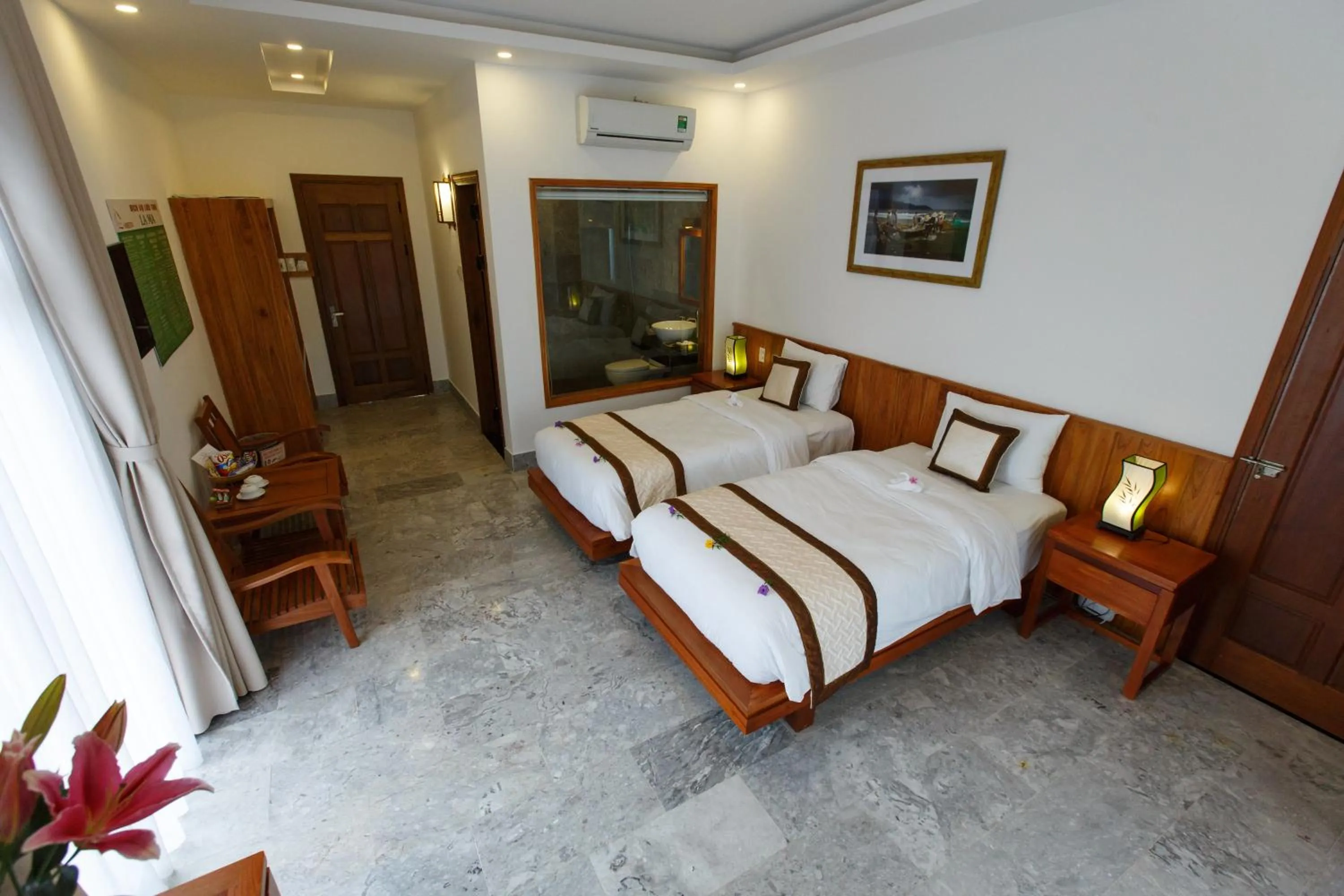 Bed in Lama Villa Hoi An