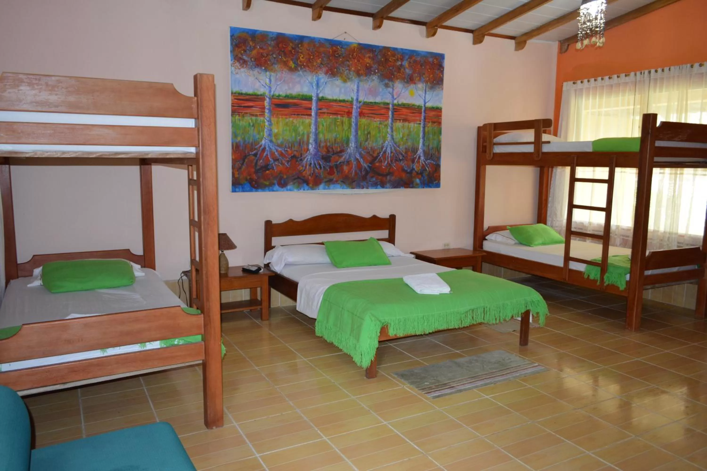 Day, Bed in Cabañas Yakuruna