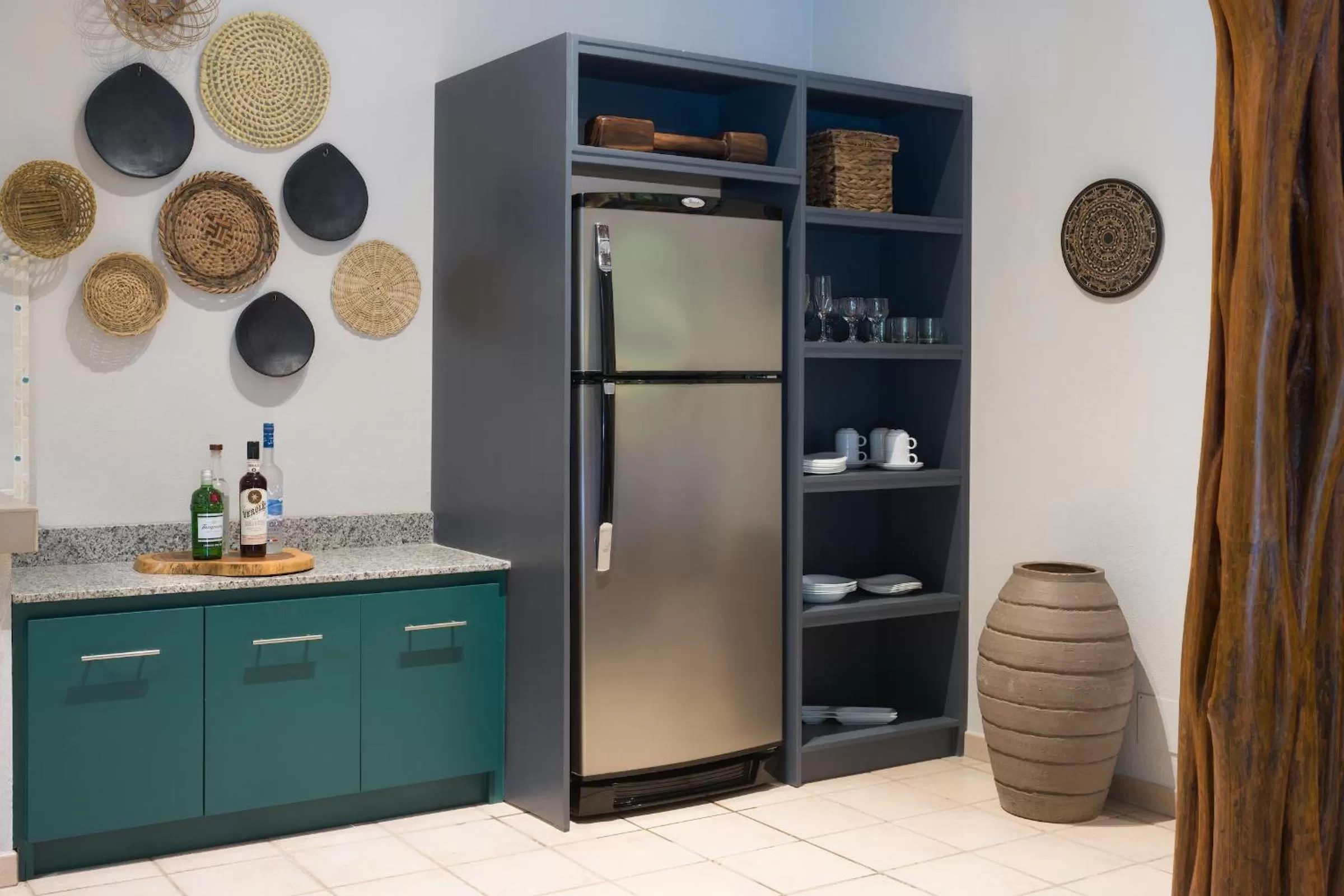 kitchen in Cala Luna Boutique Hotel & Villas