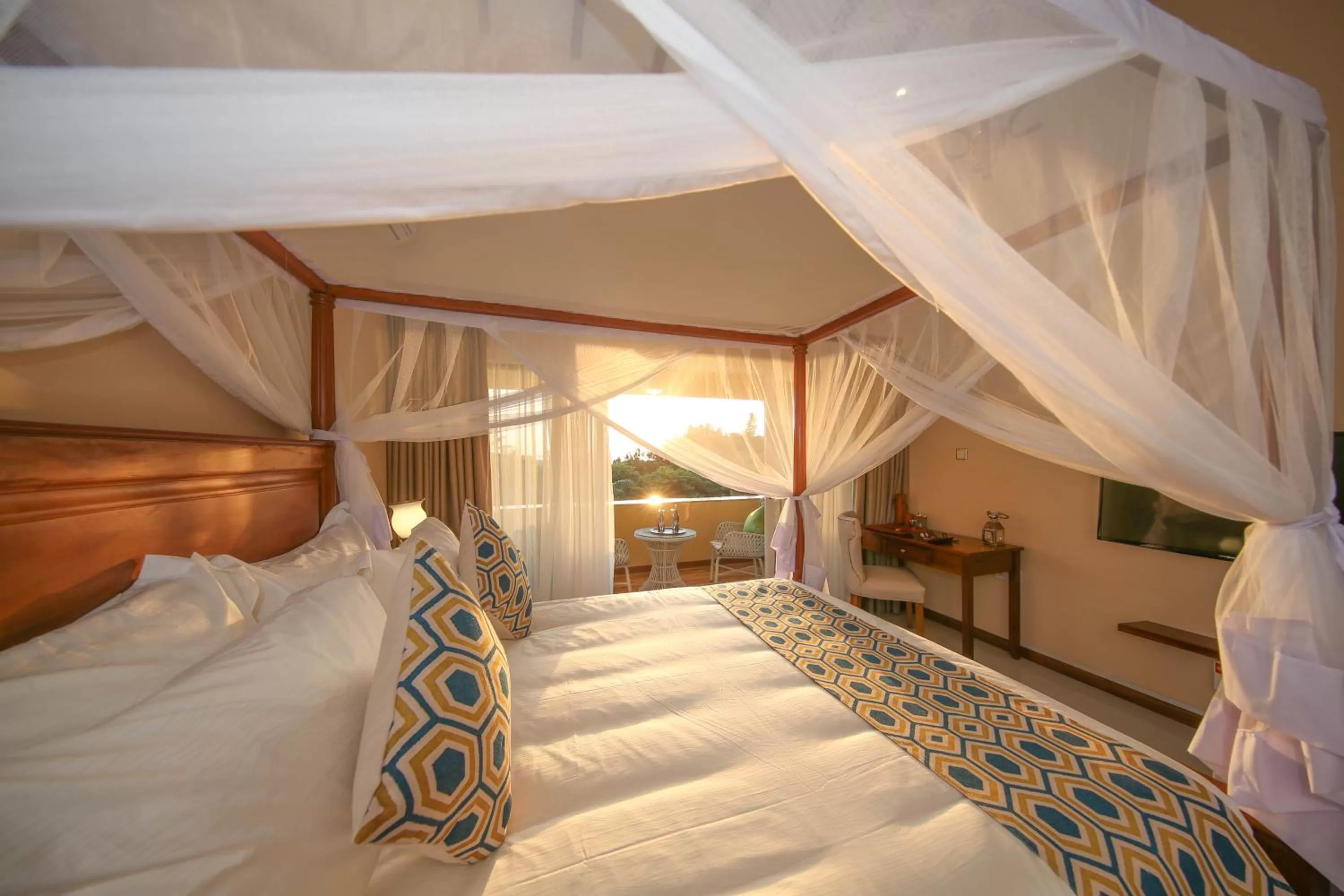 Bed in No.5 Boutique Hotel