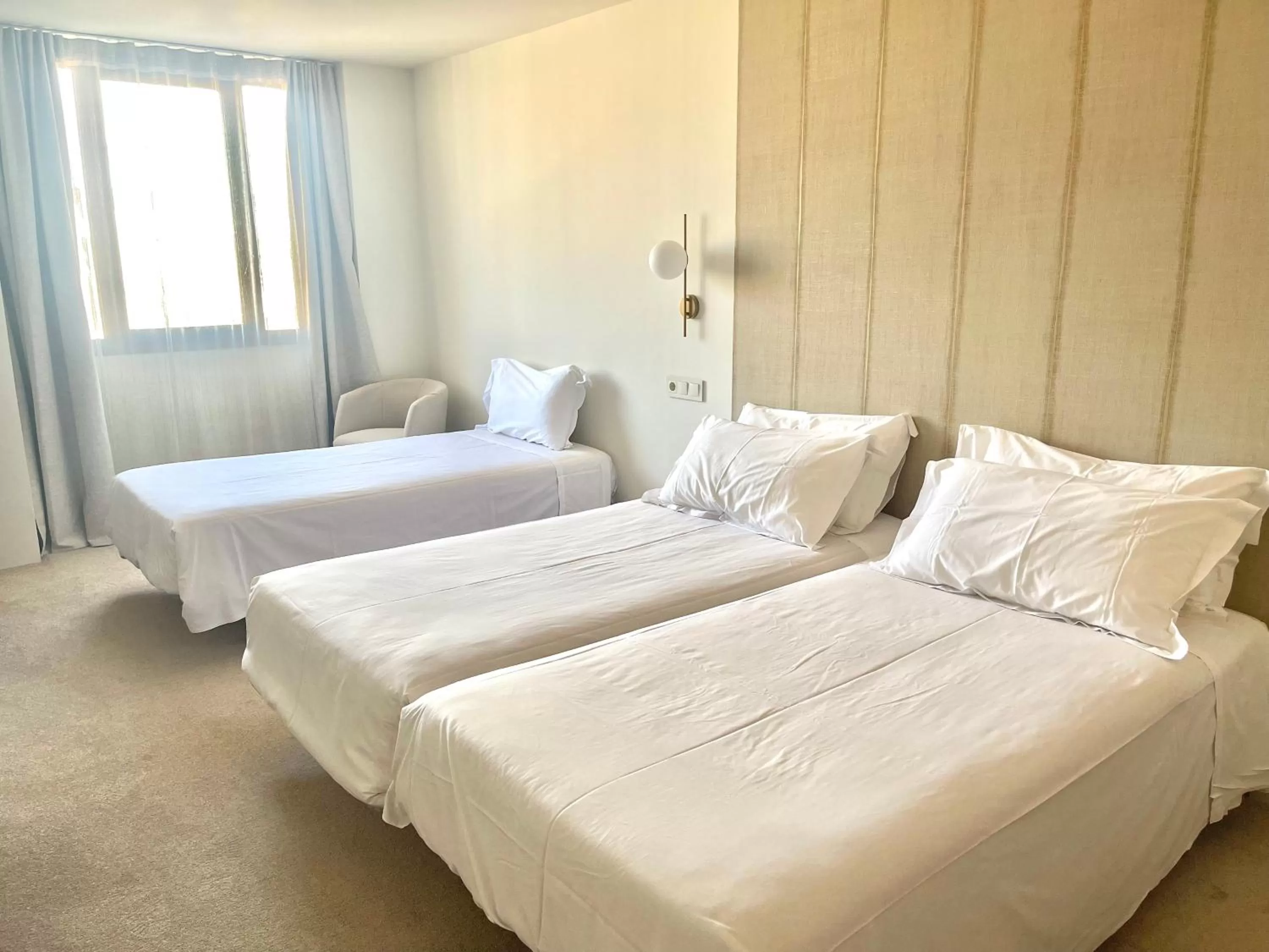 Bed in Hotel Oriente