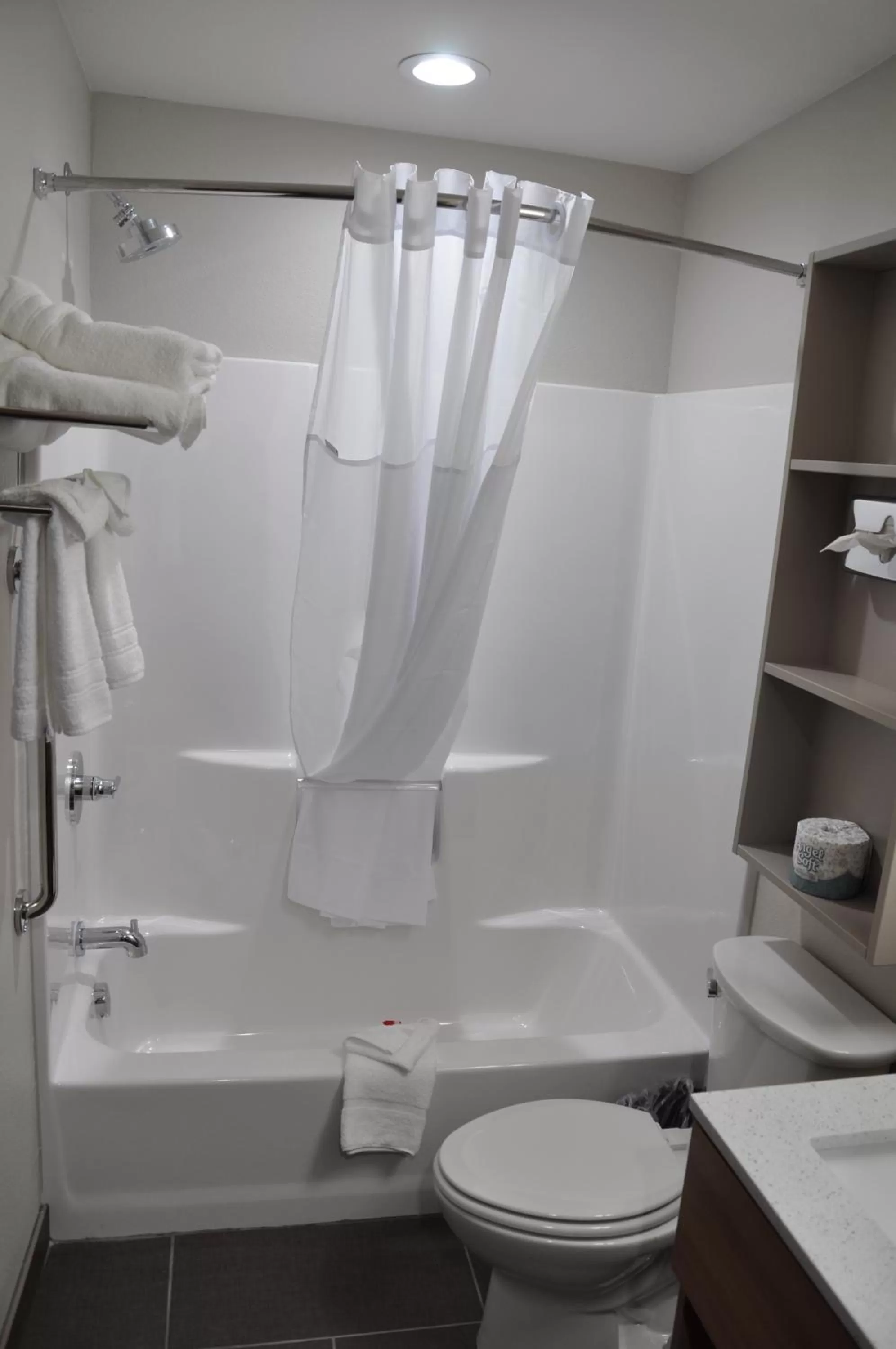 Bathroom in Microtel Inn & Suites by Wyndham Lubbock