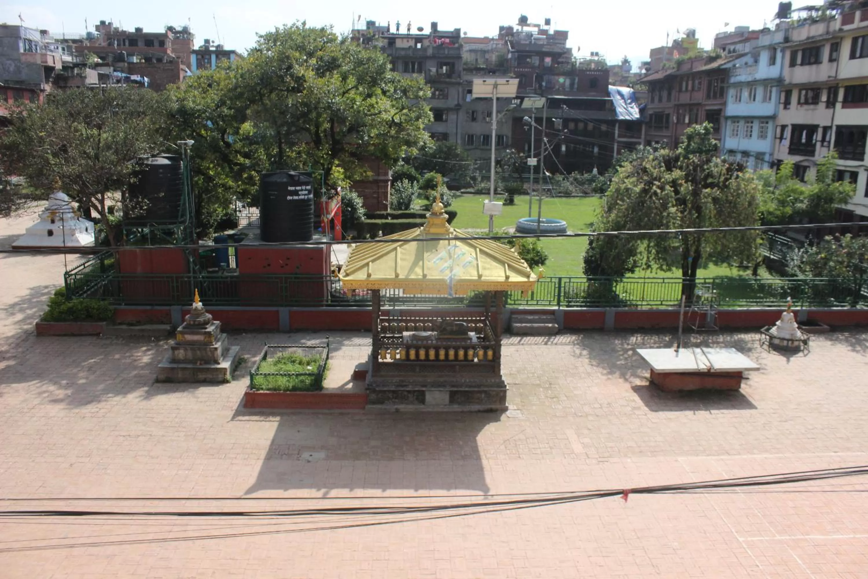 Garden view in Lumbini Heritage Home