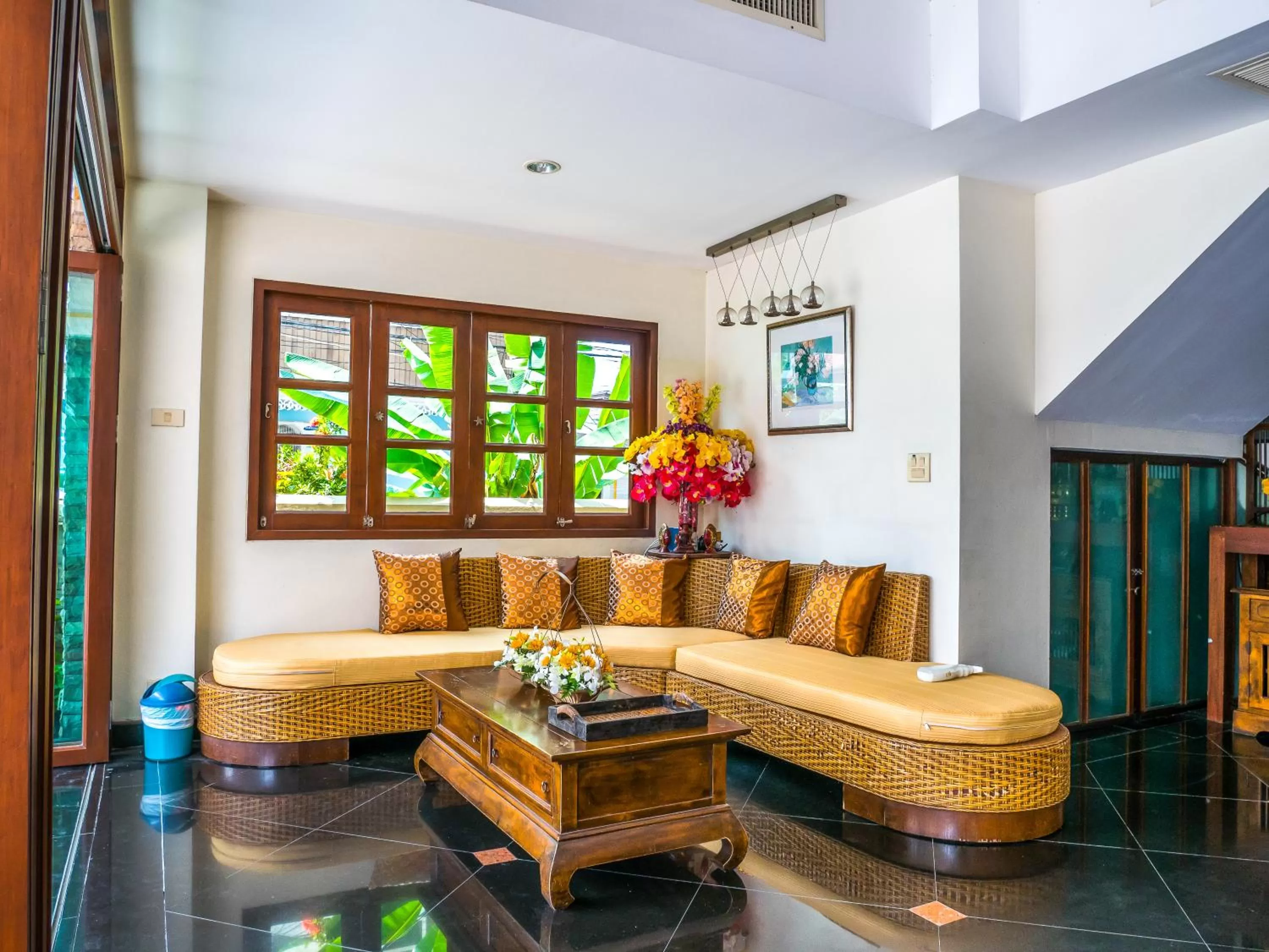 Seating area in Chomsin Hua Hin ชมสินธุ์ หัวหิน