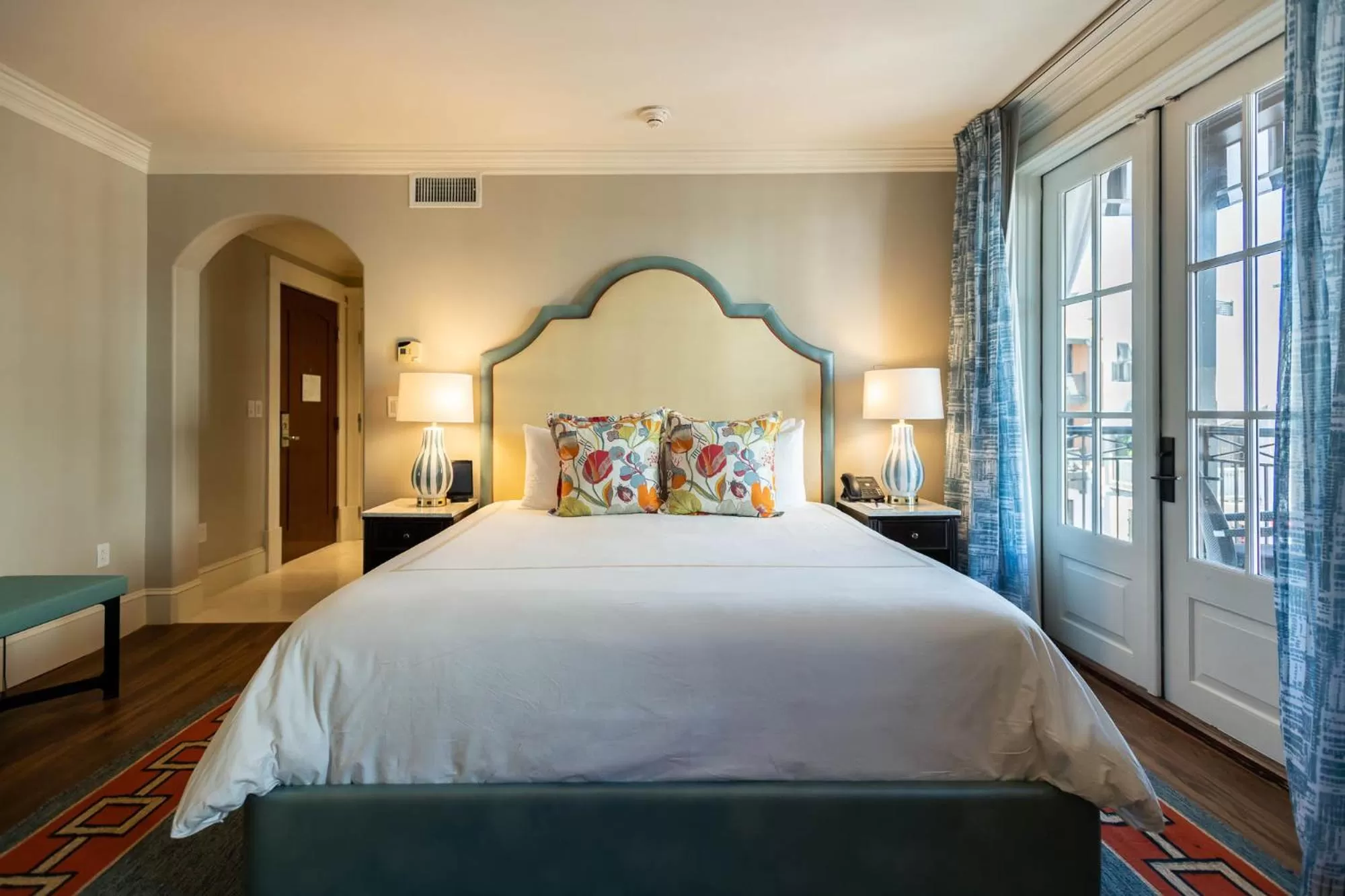 Bed in The Pearl Hotel