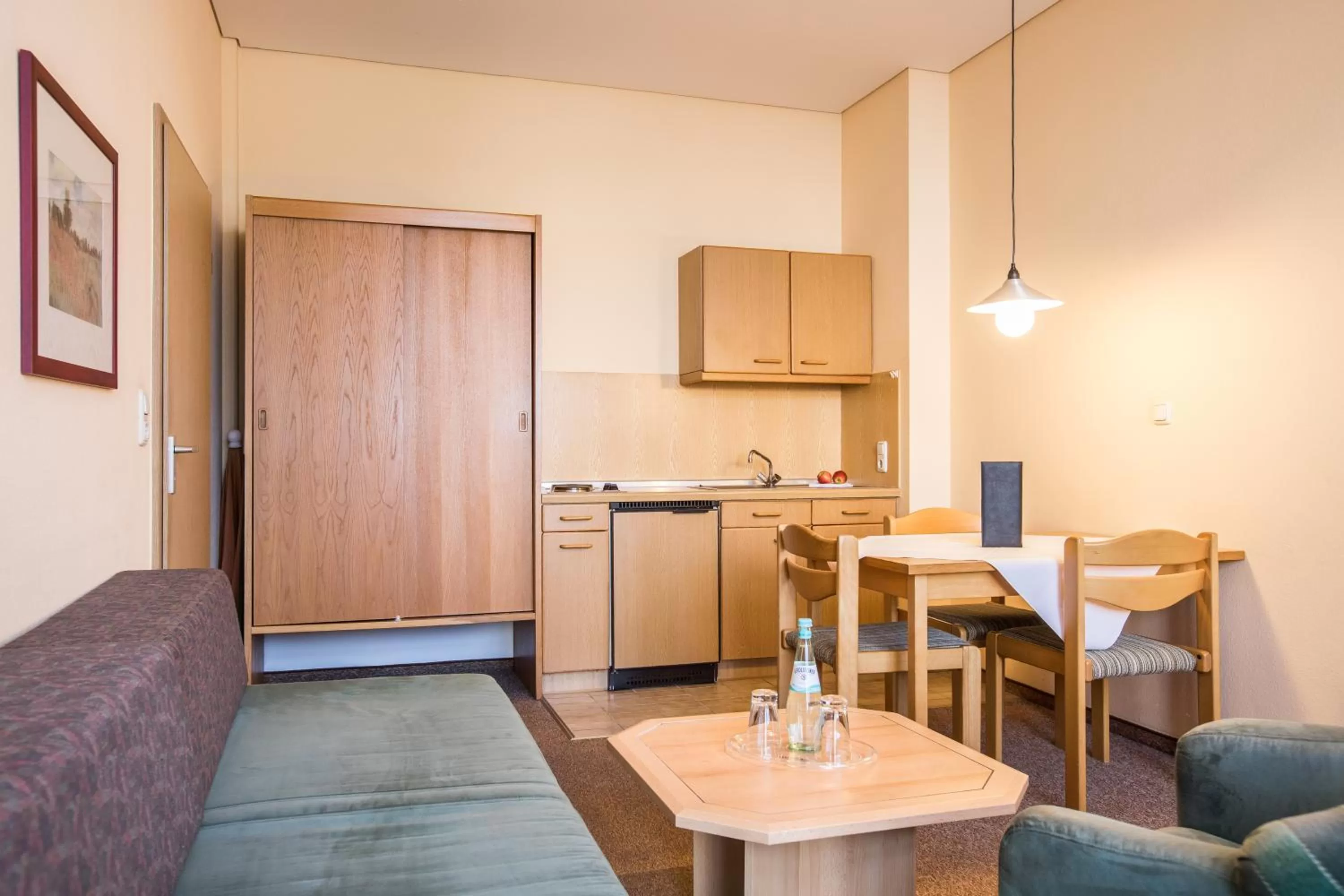 Kitchen or kitchenette in AktiVital Hotel