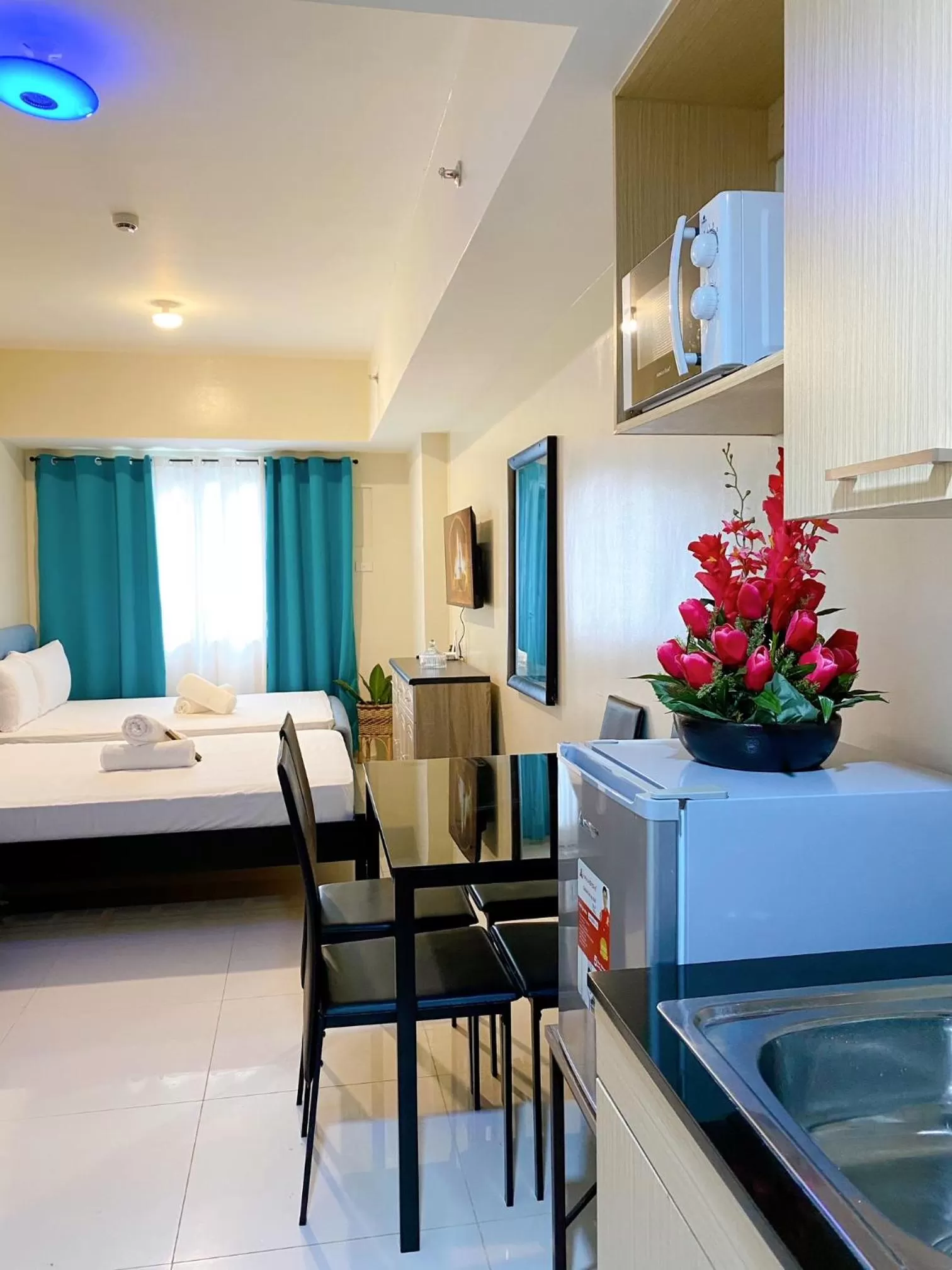 Bed in Luxury Suites at Brenthill Baguio City
