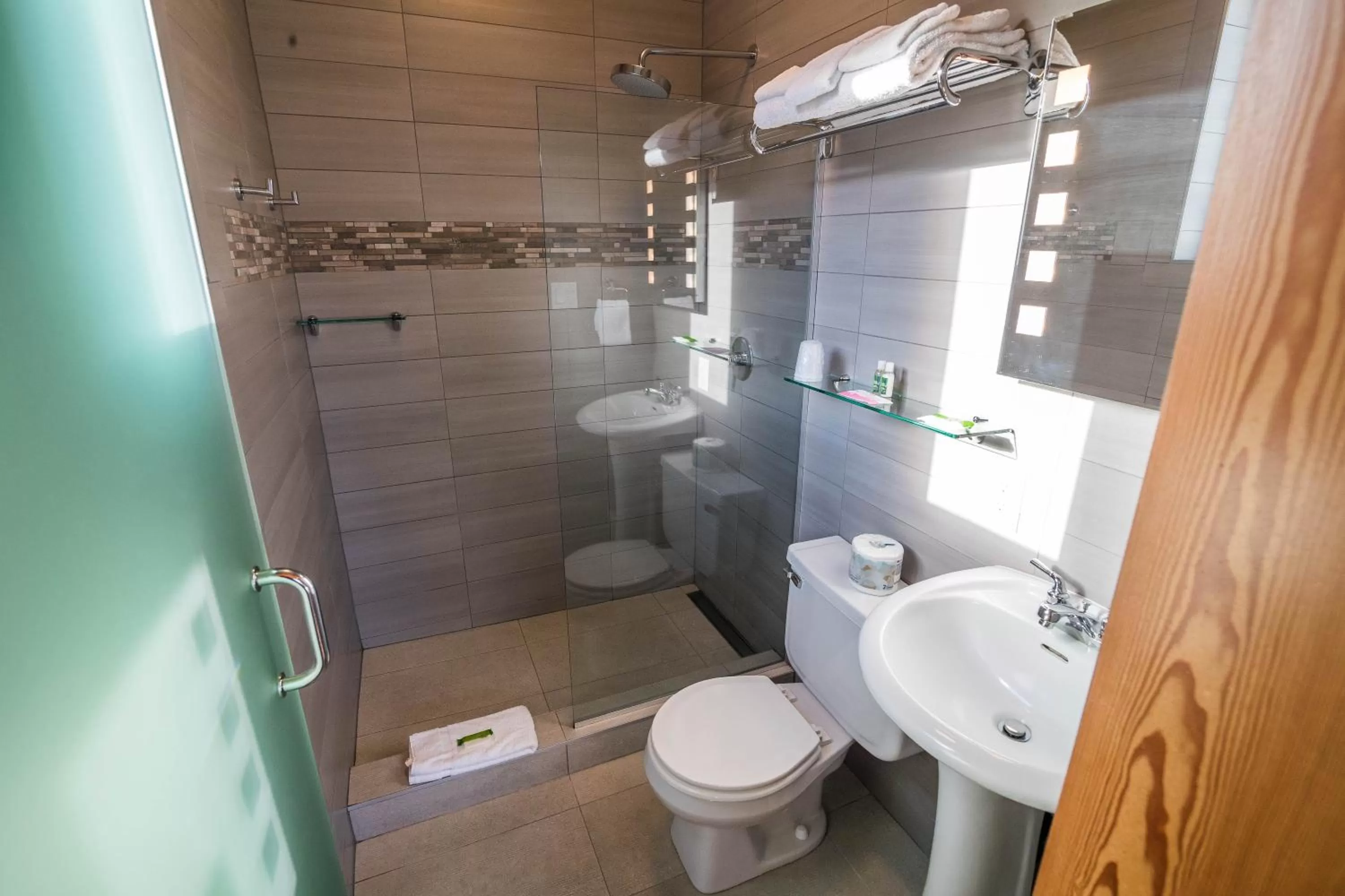 Shower in Adventure Hotel