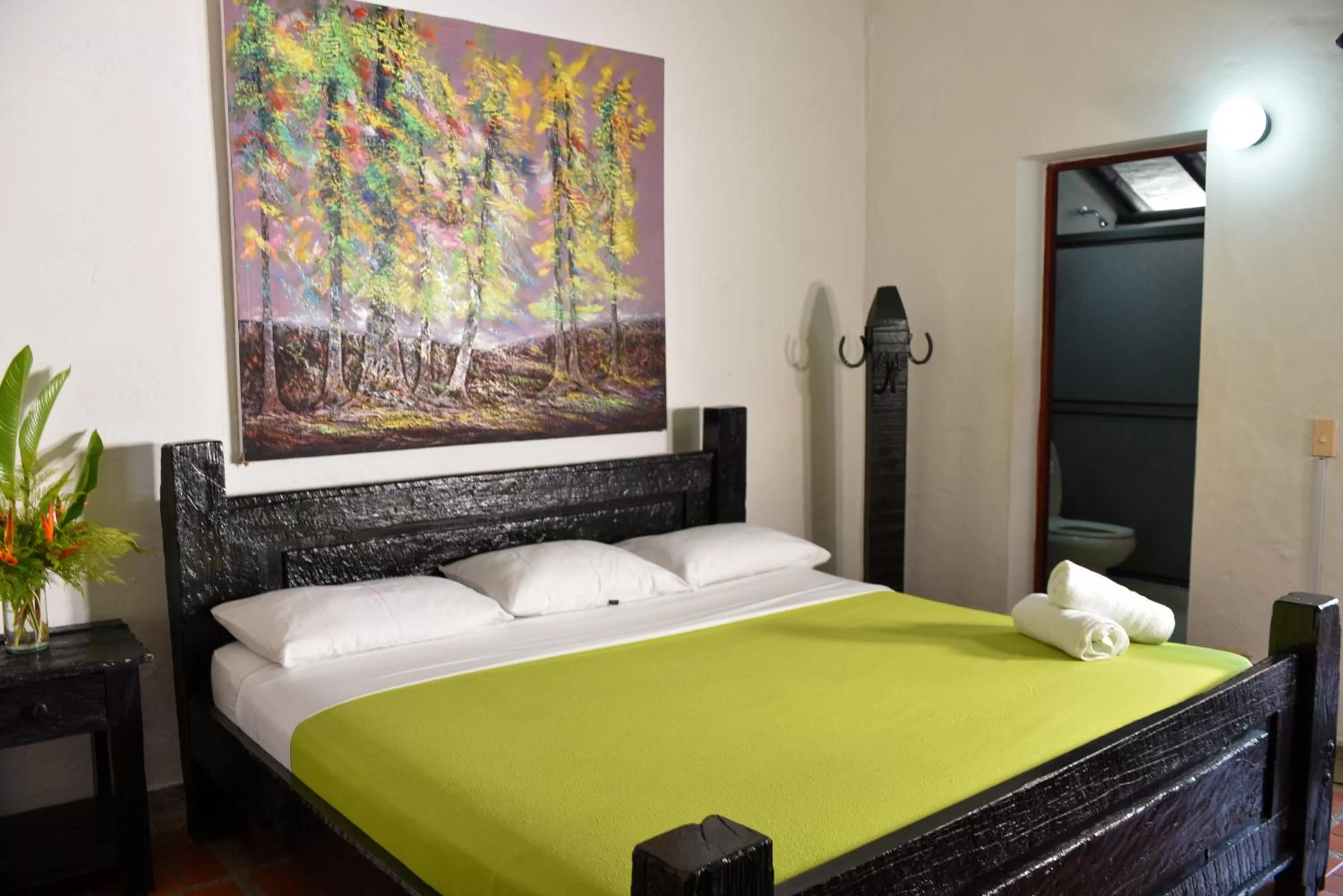 Bed in Hotel Hacienda la Bonita