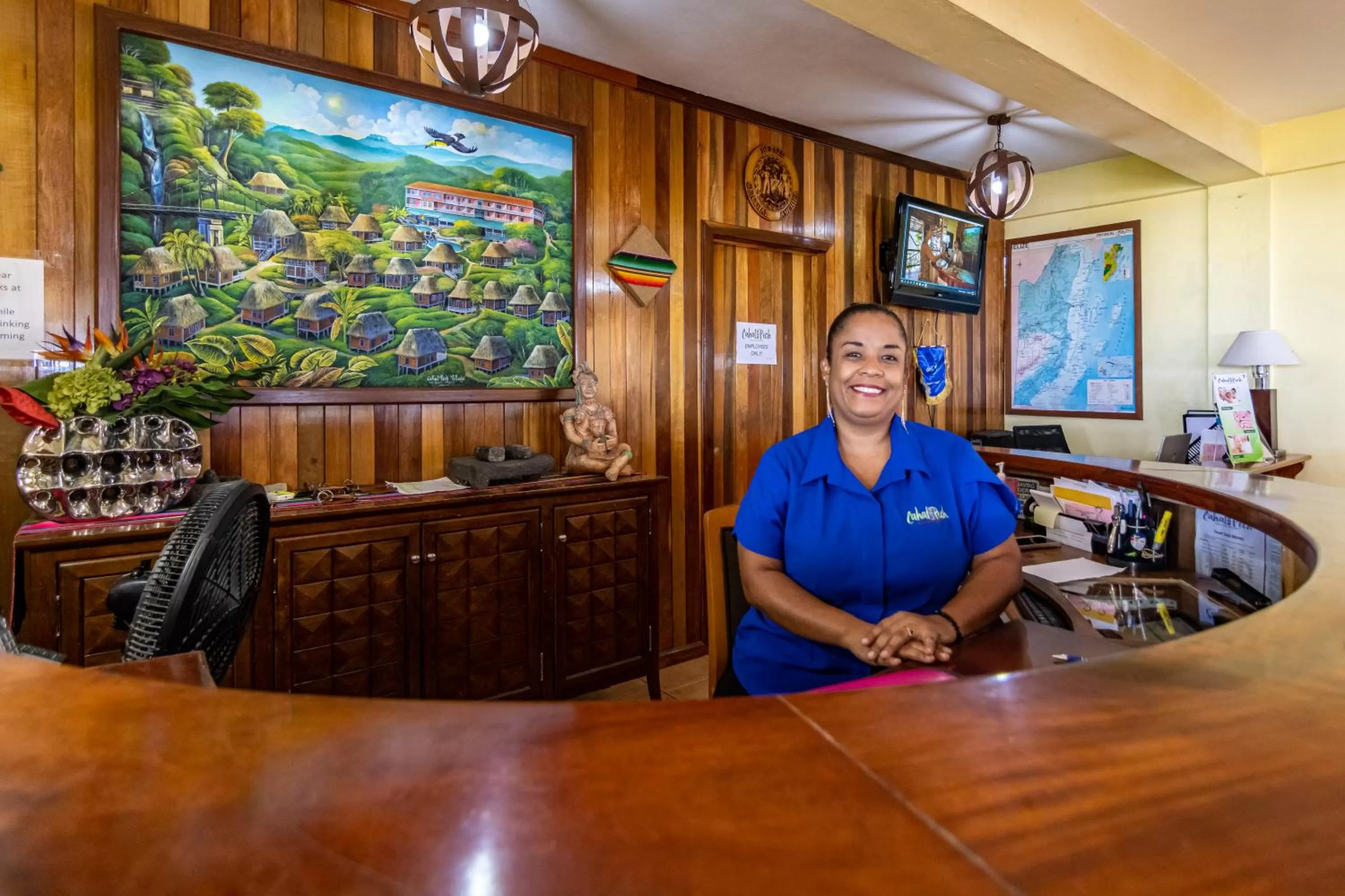 Lobby or reception in Cahal Pech Village Resort