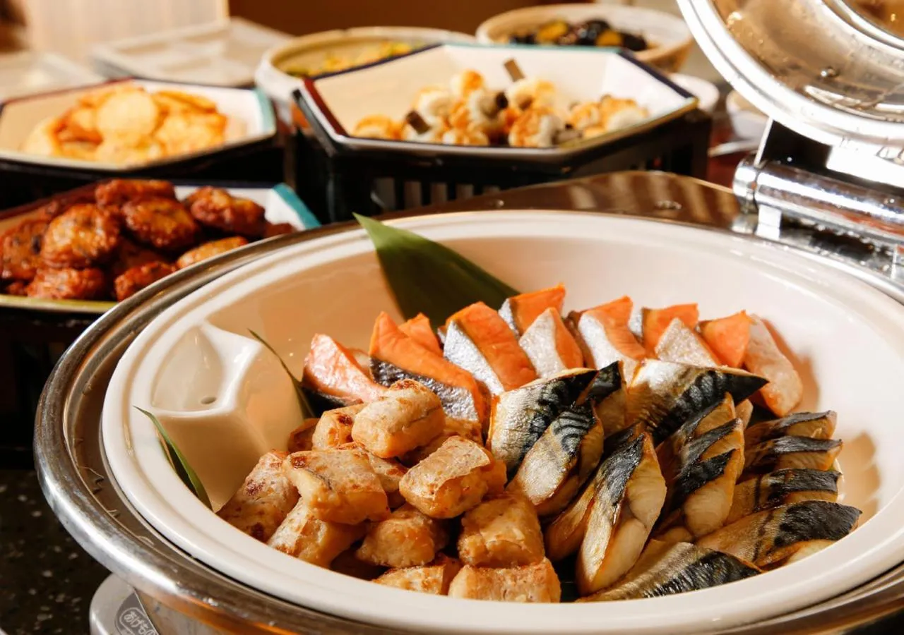 Buffet breakfast in Hanagoyomi