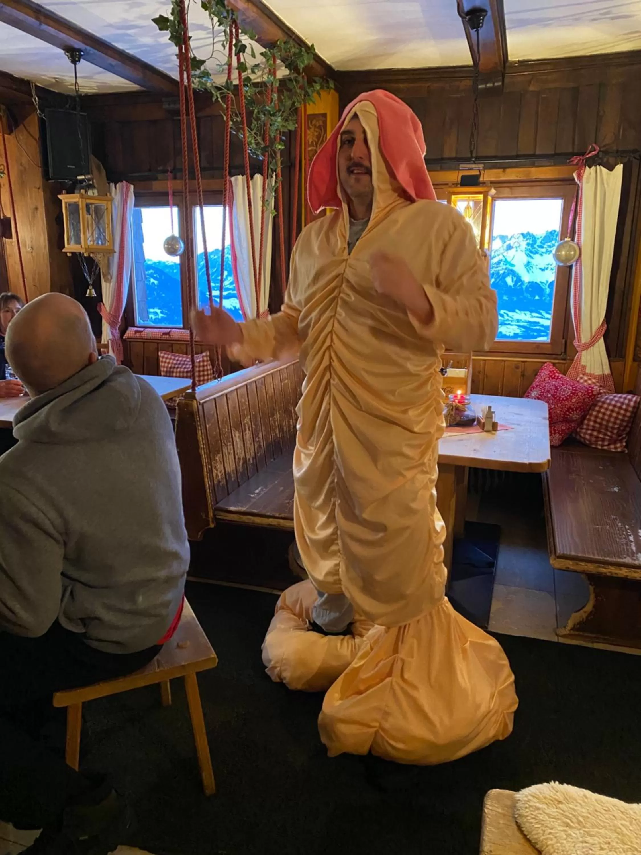 Hocheckhuette On Top of the Kitzbuehel Hahnenkamm Mountain