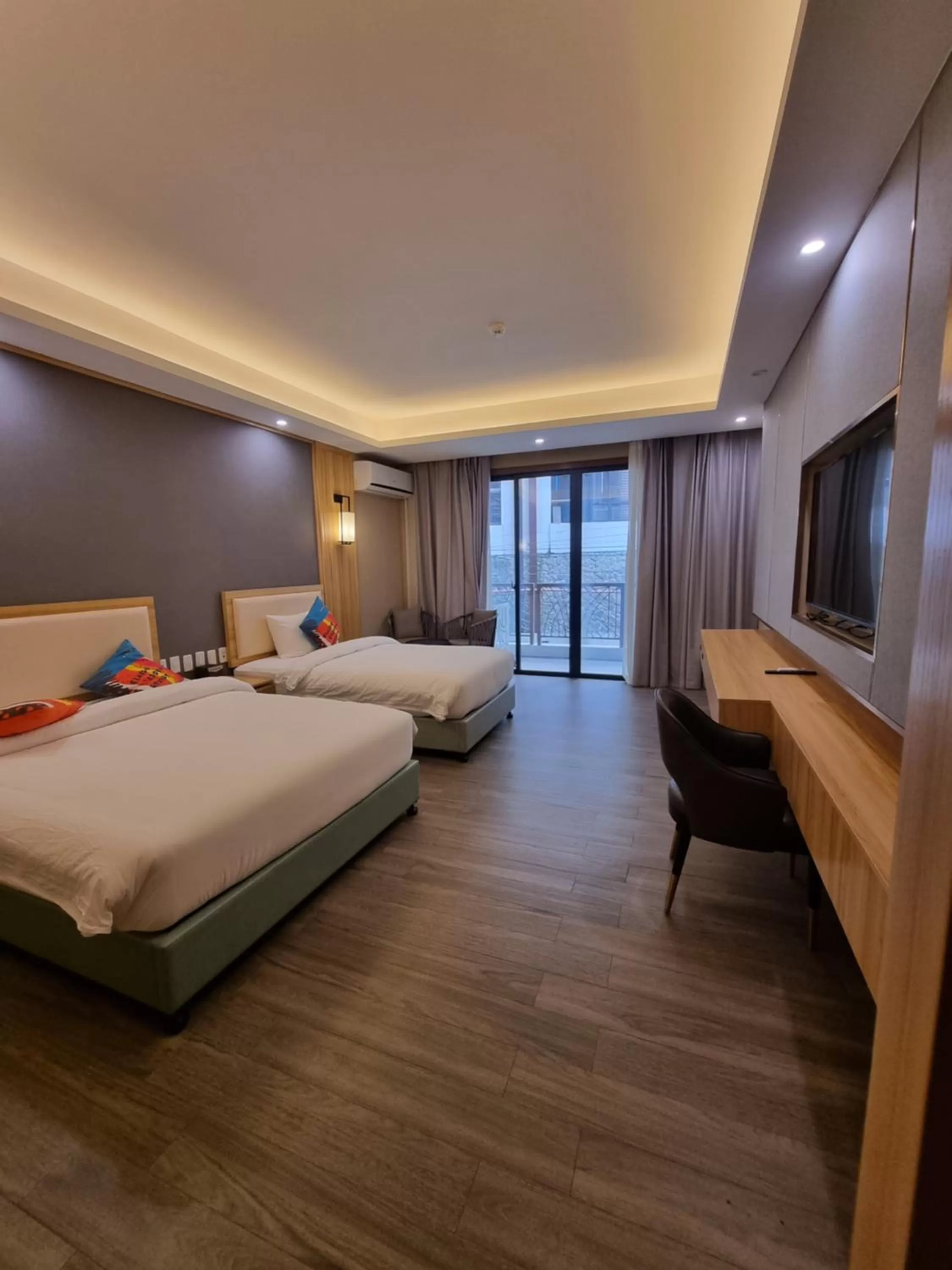 Bed in El Nido Garden Resort