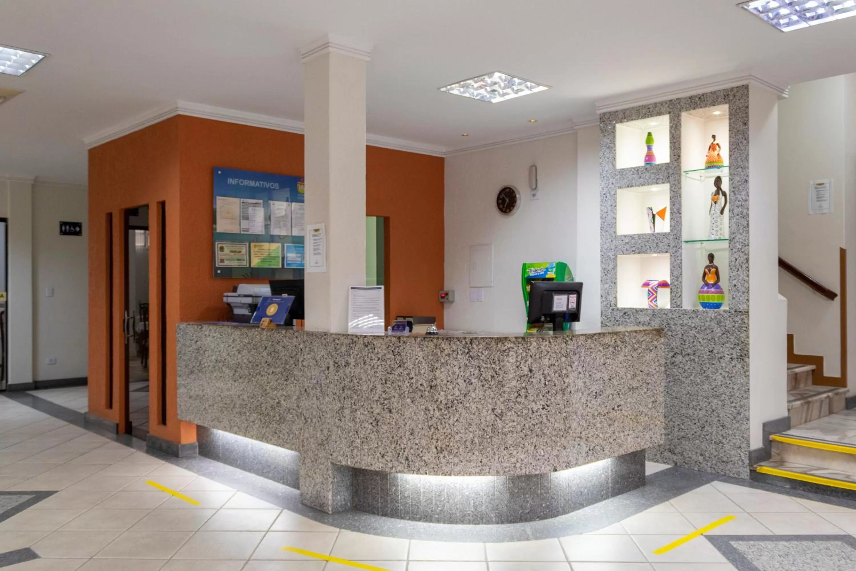 Lobby or reception in Hotel Vitoria - Itajaí