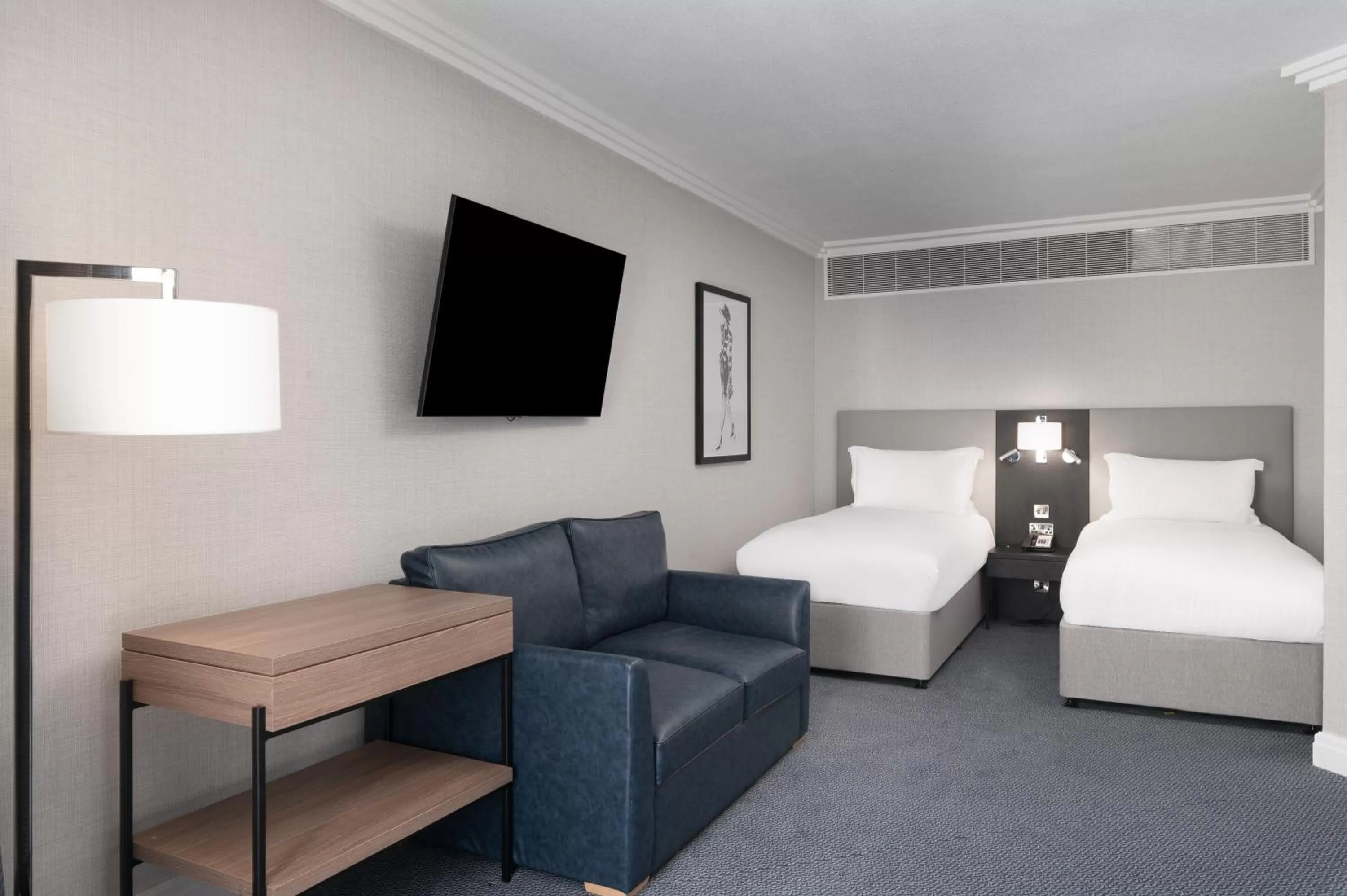 Bedroom, Bed in Sofitel London Gatwick