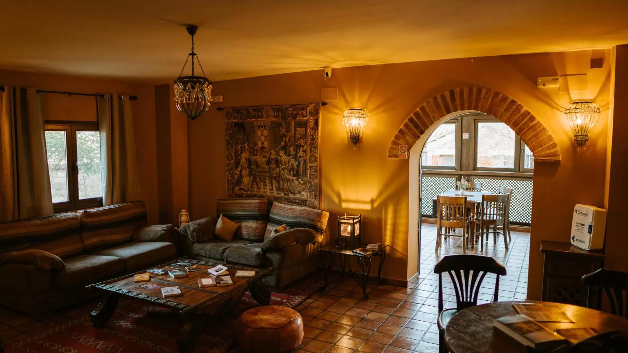 Living room in Hospedería Ballesteros