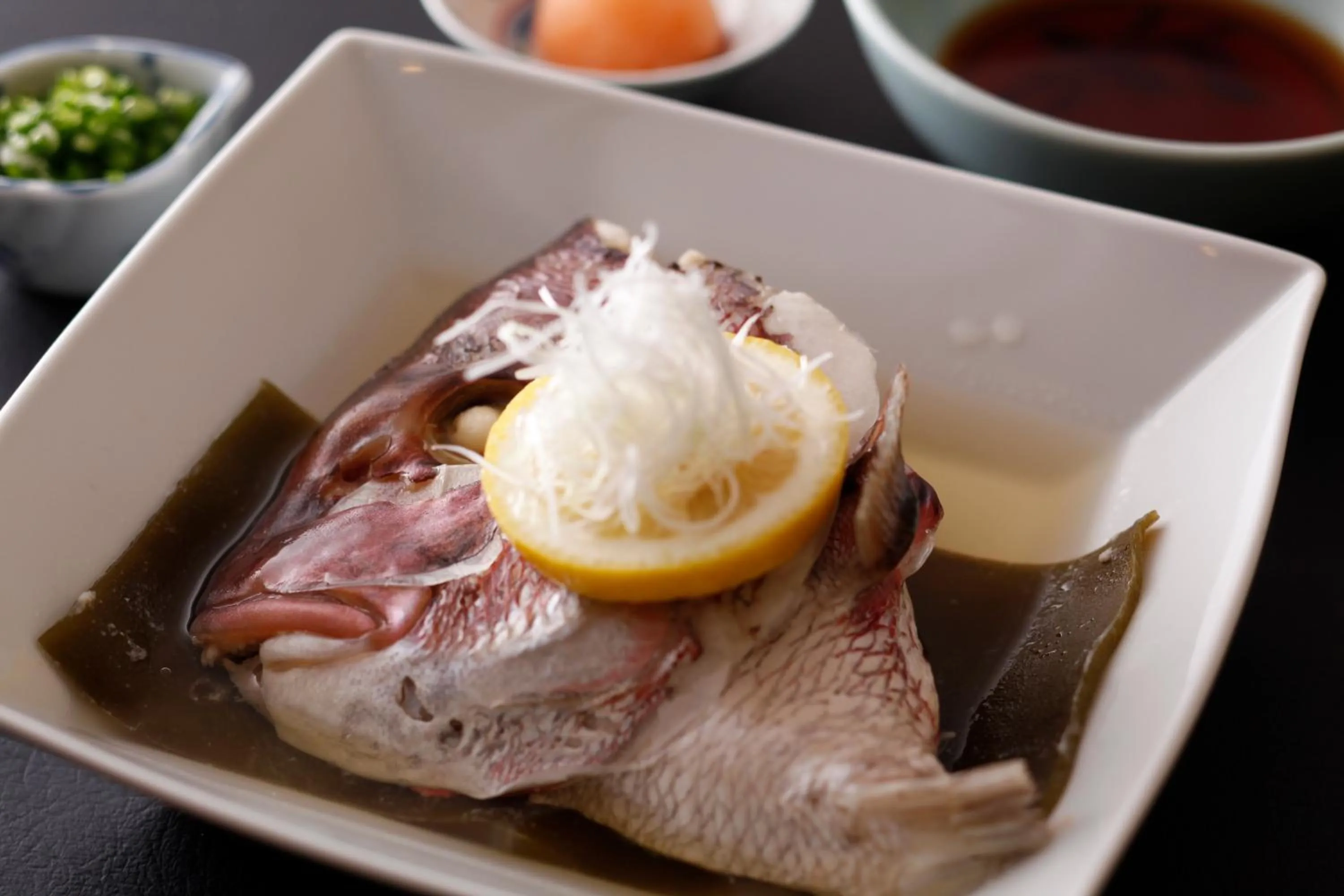 Food close-up in Arima Hot Spring Ryokan Kotori