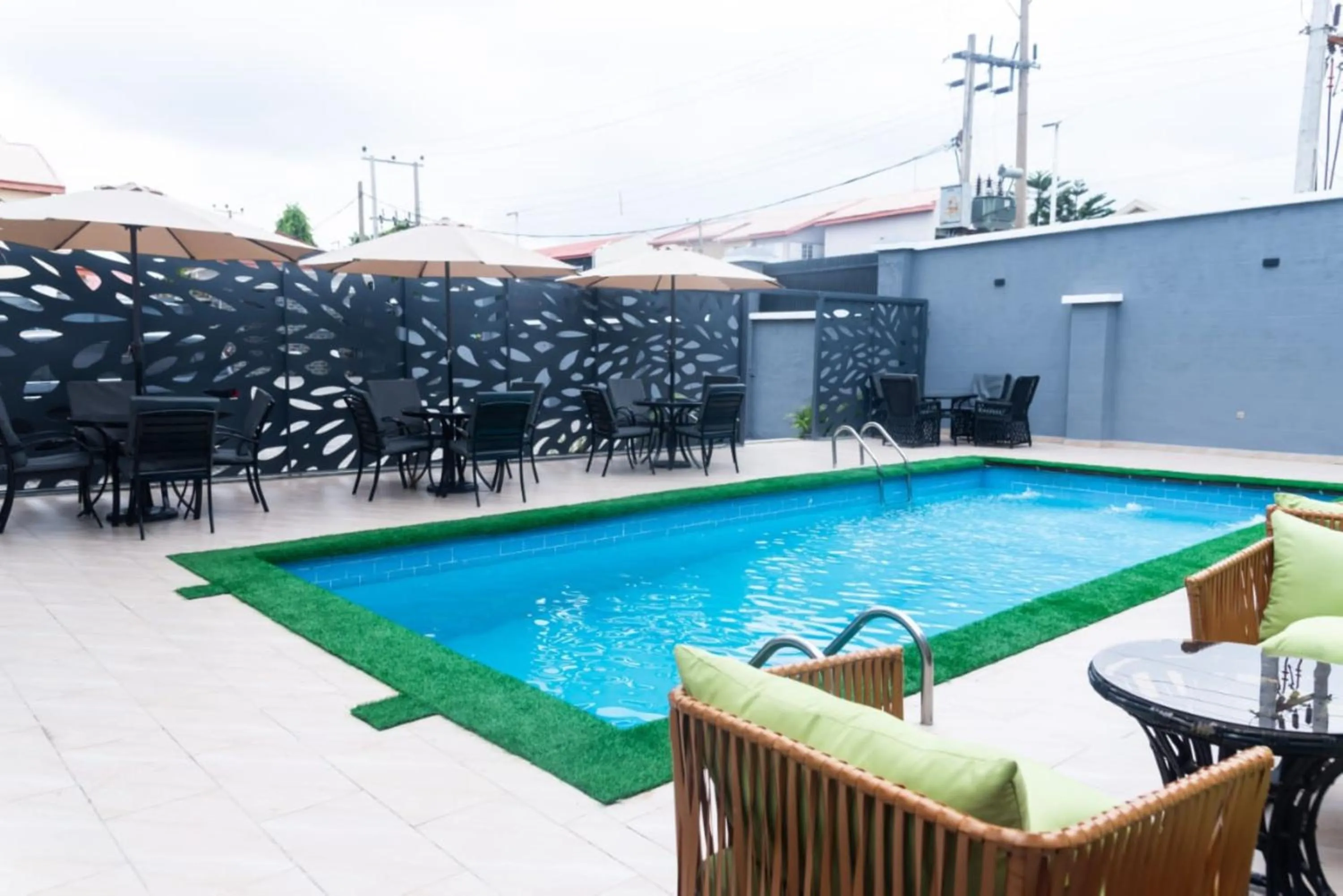 Swimming pool in The Grosvenor Suites Gwarinpa Abuja