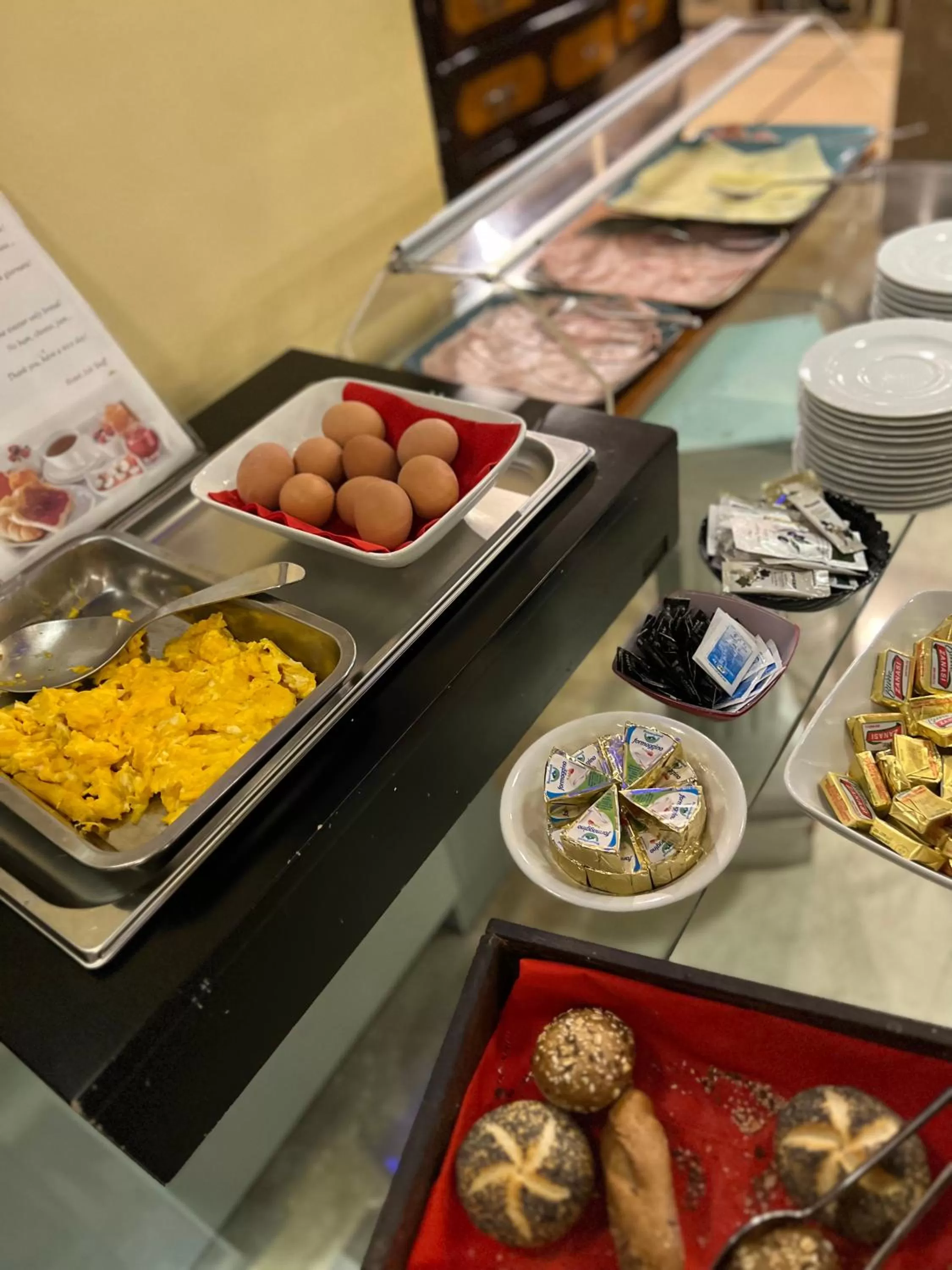 Buffet breakfast in Rainbow Hotel Depandance Joli