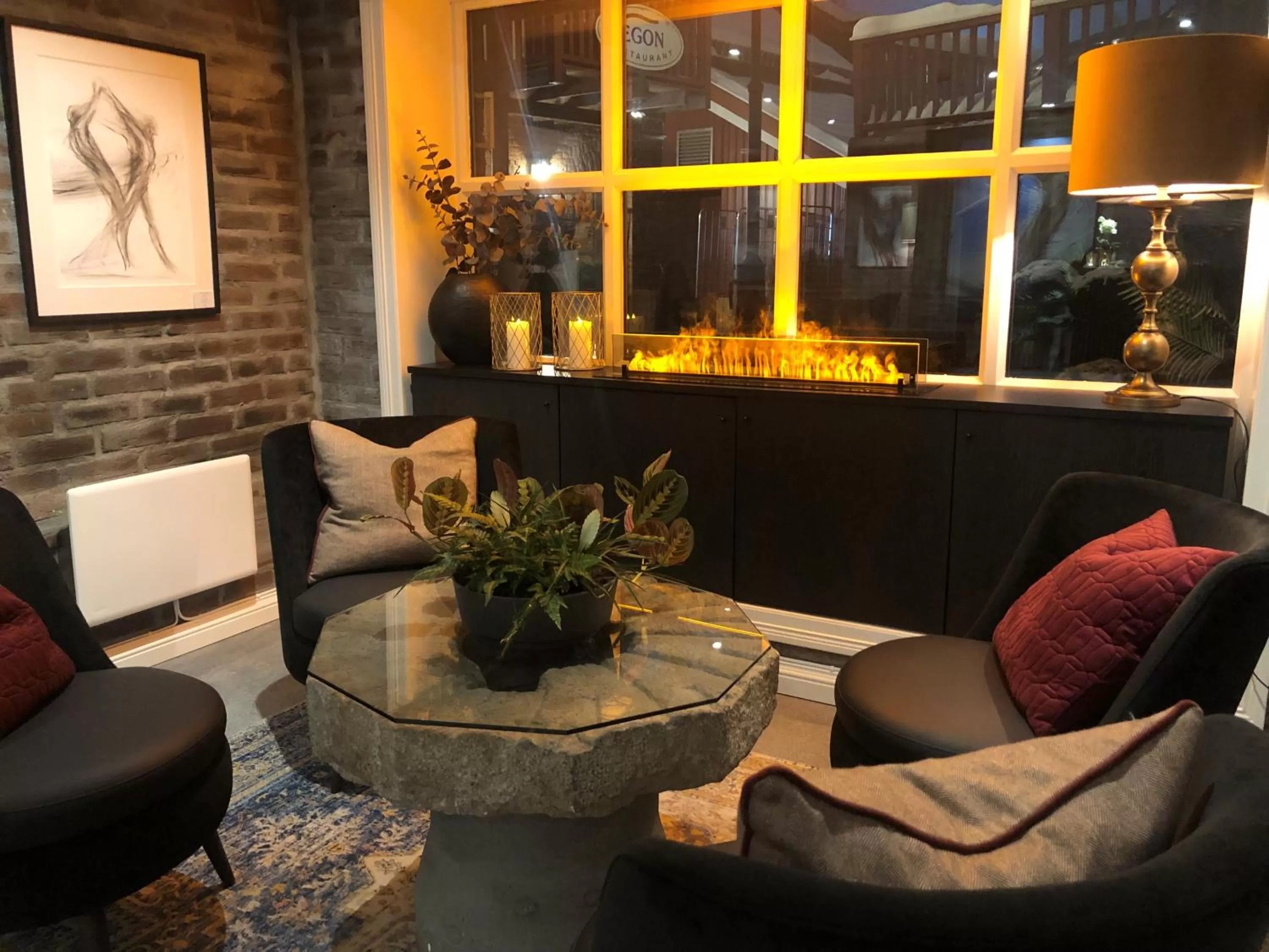 Lobby or reception in Aksjemøllen - by Classic Norway Hotels