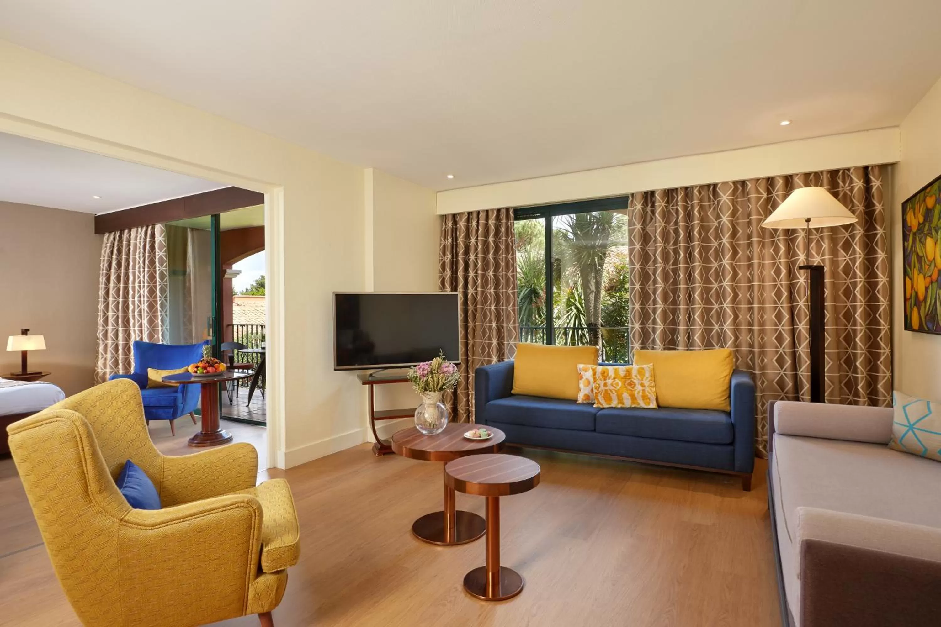 Patio in Villa Duflot Hôtel & Spa Perpignan