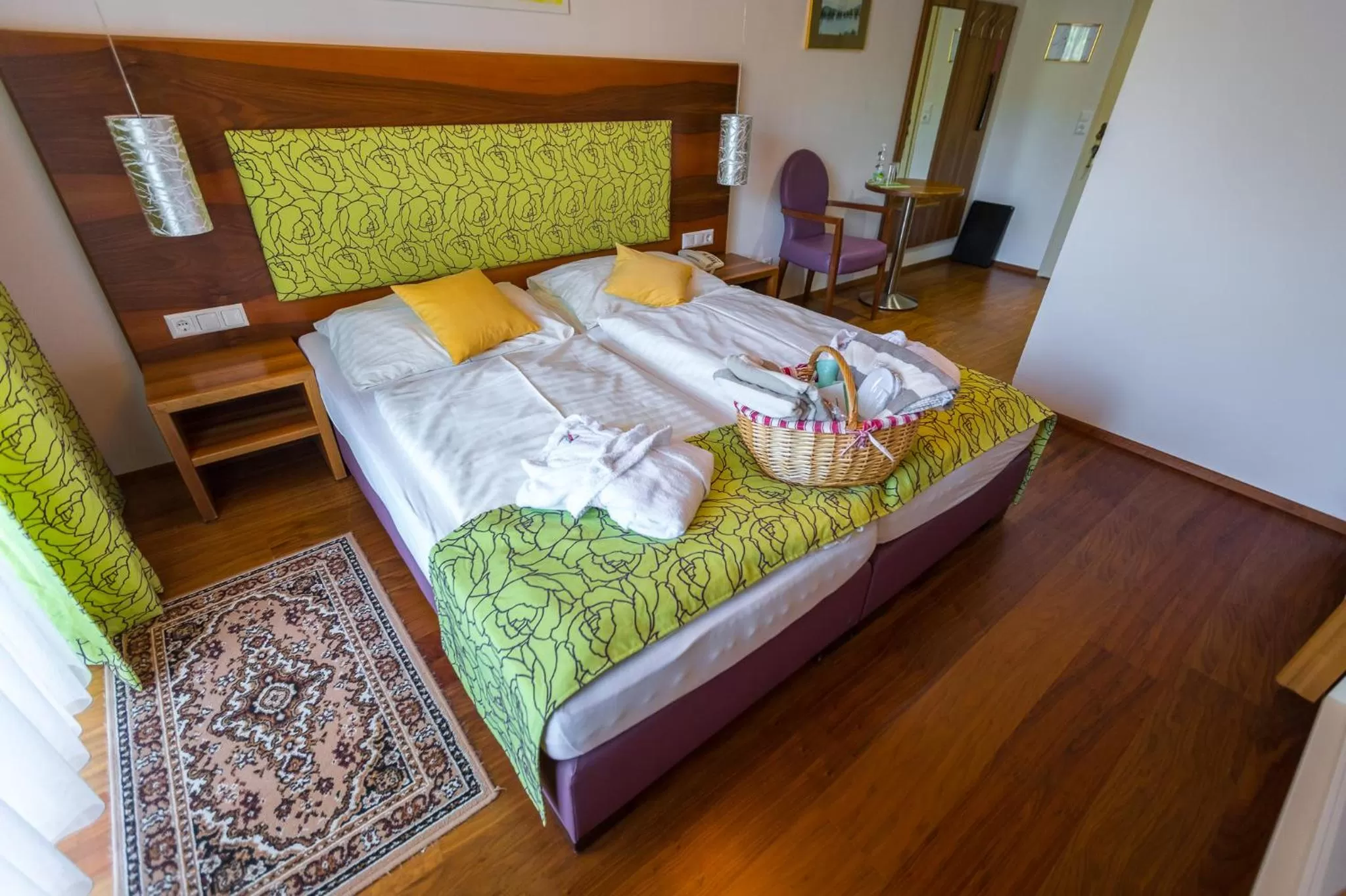 Bed in Hotel Paradiesquelle