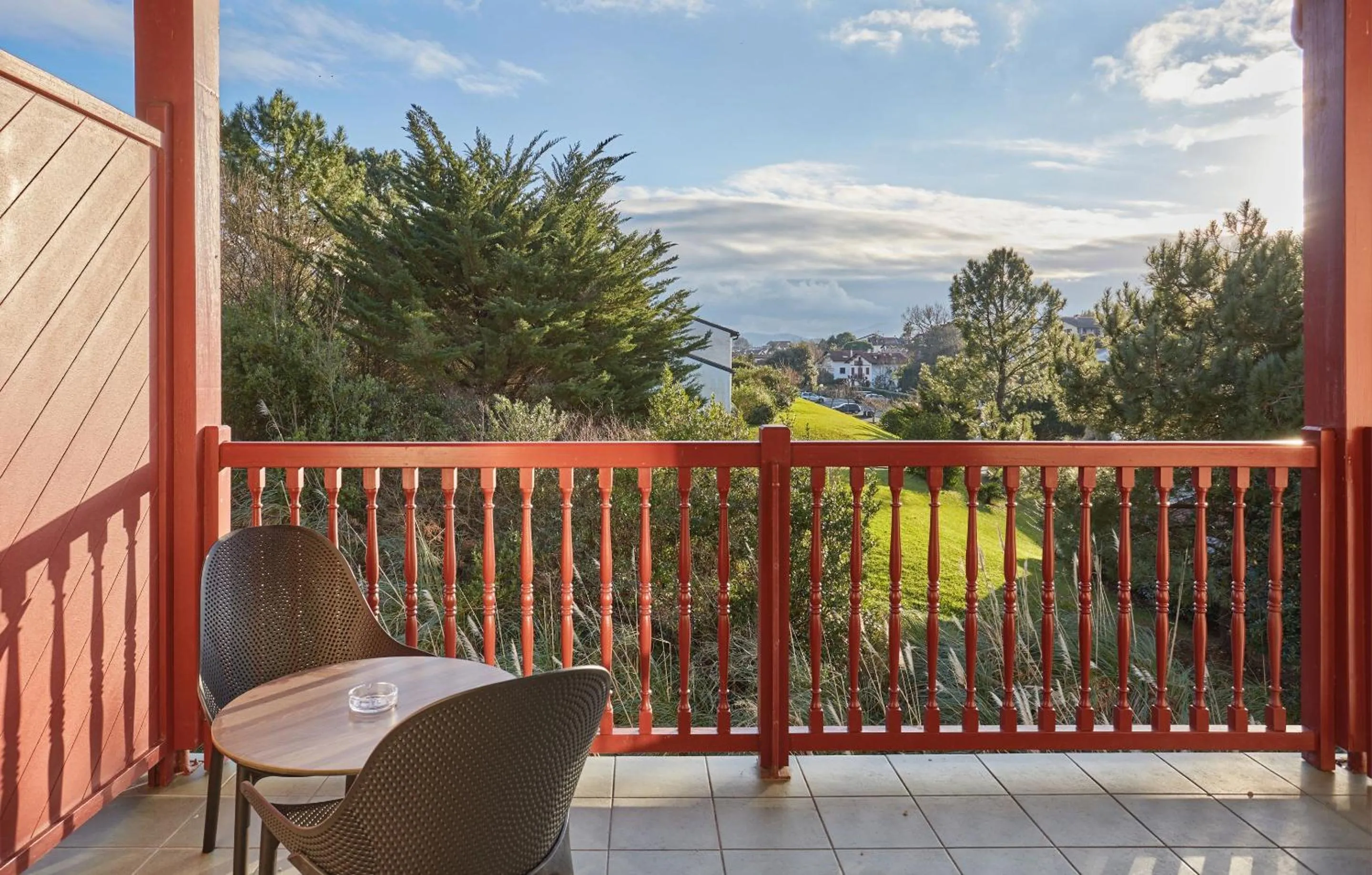 Balcony/Terrace in Hôtel Erromardie by Odalys